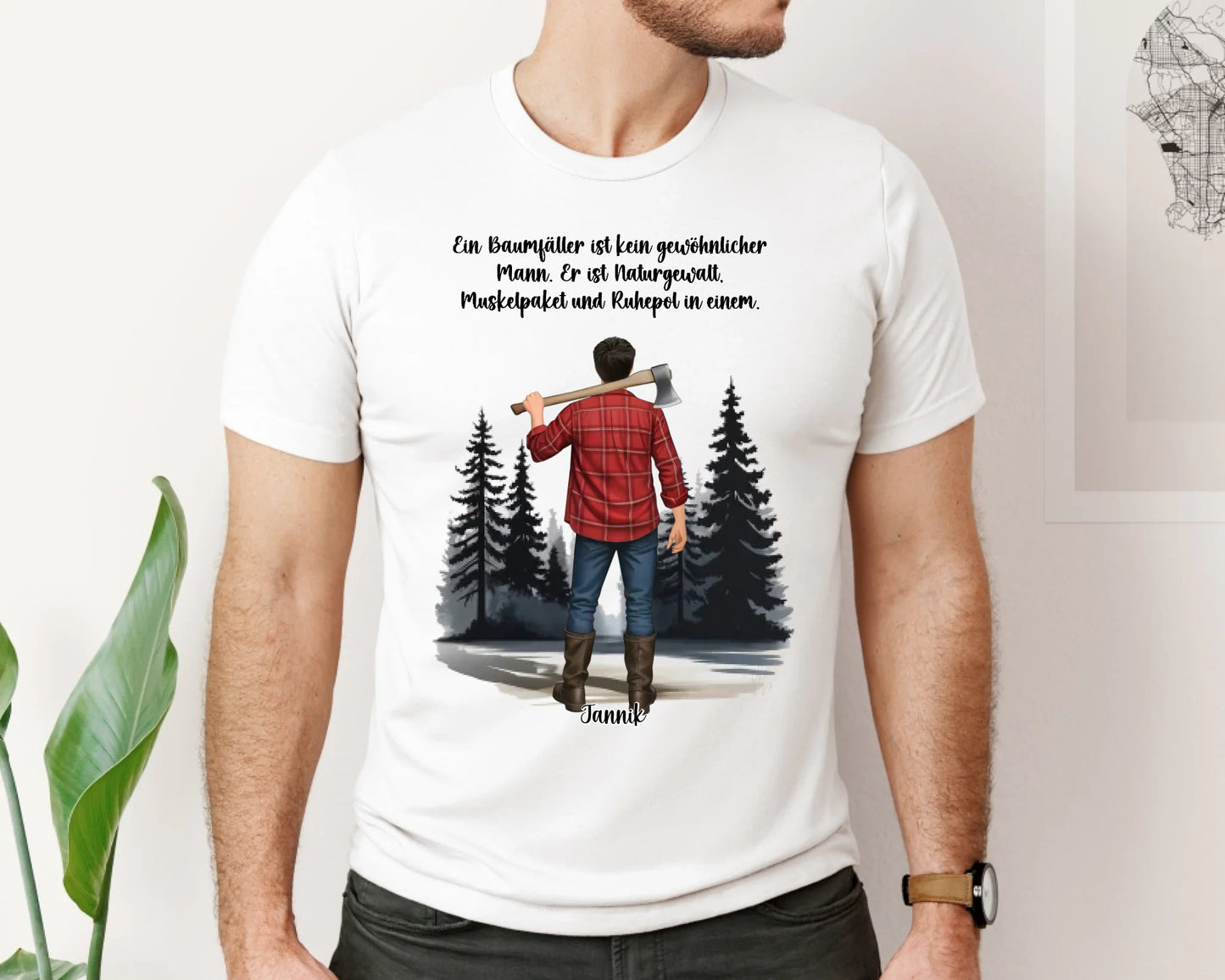 Holzfäller T-Shirt