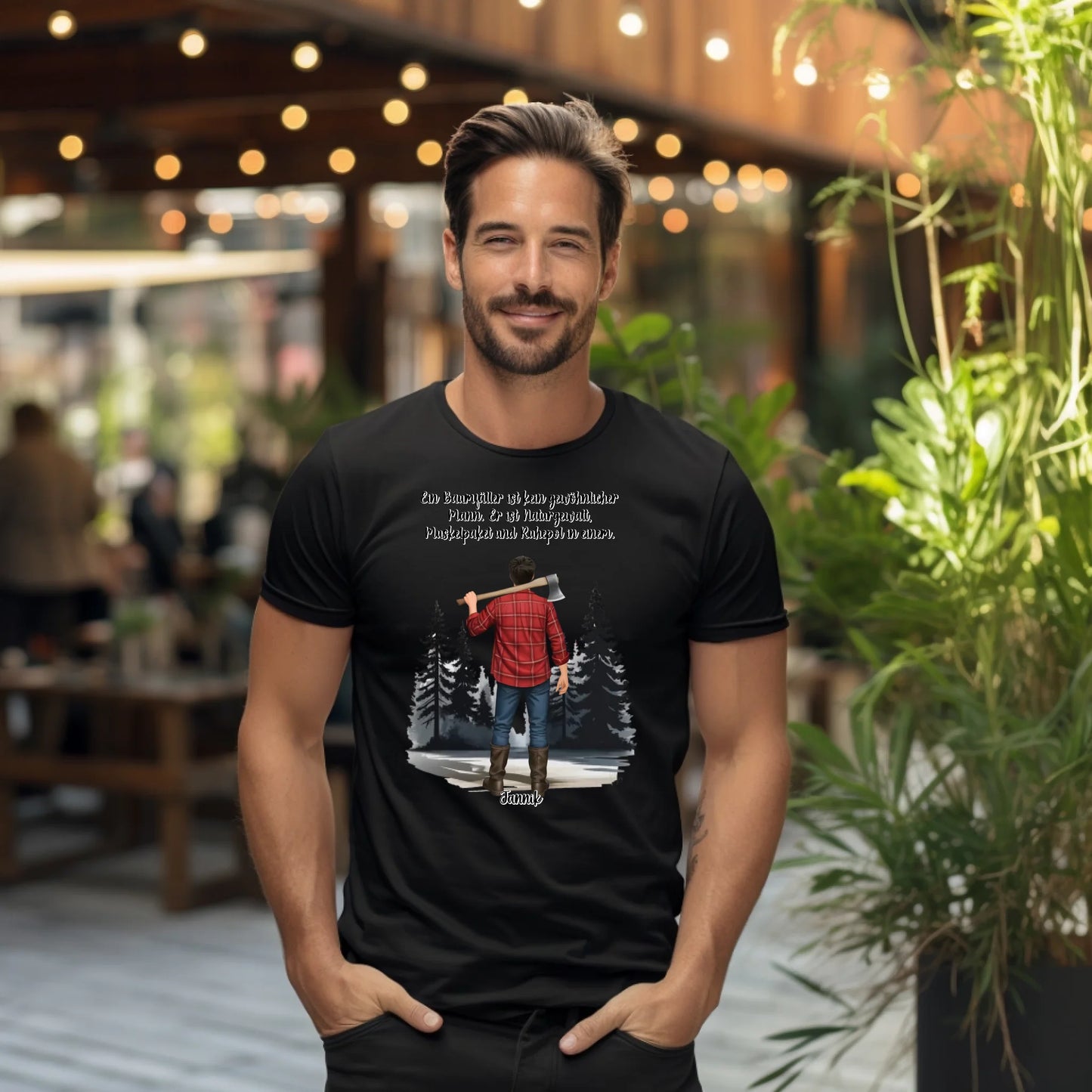 Holzfäller T-Shirt
