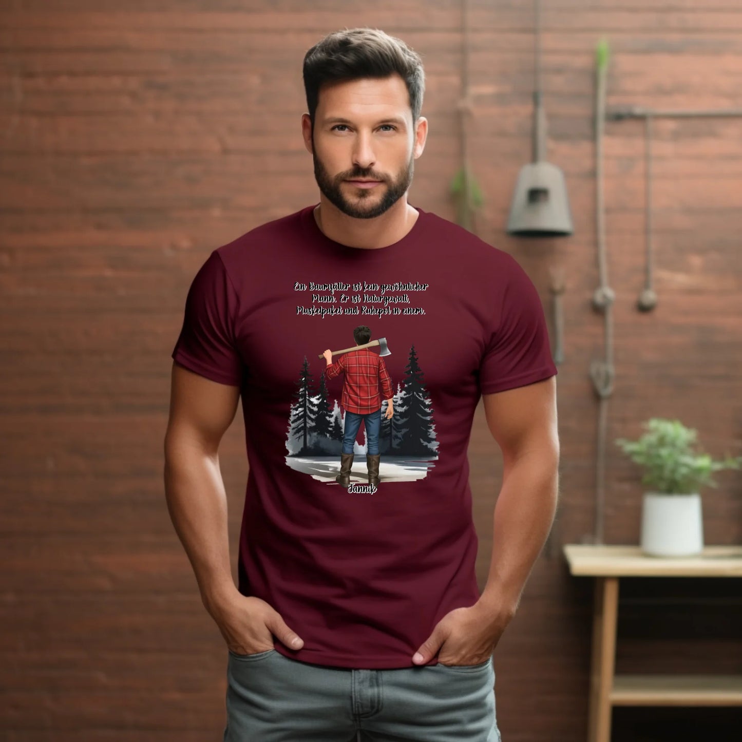 Holzfäller T-Shirt