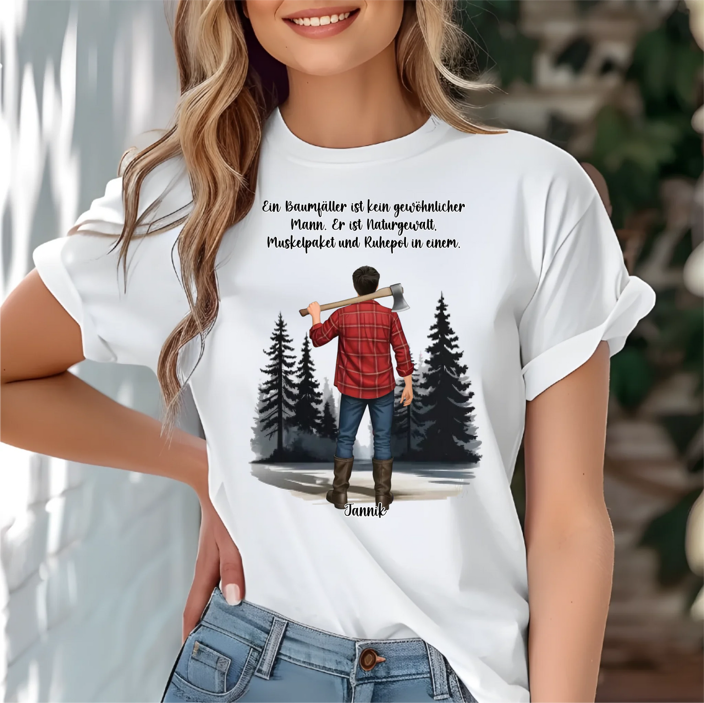 Holzfäller T-Shirt