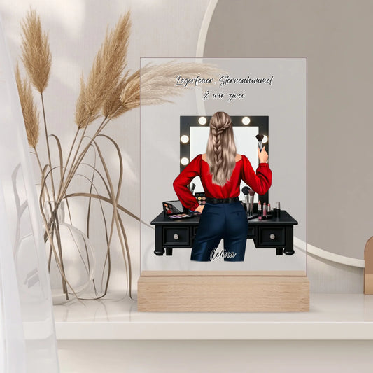 Make-up Artist Acrylschild