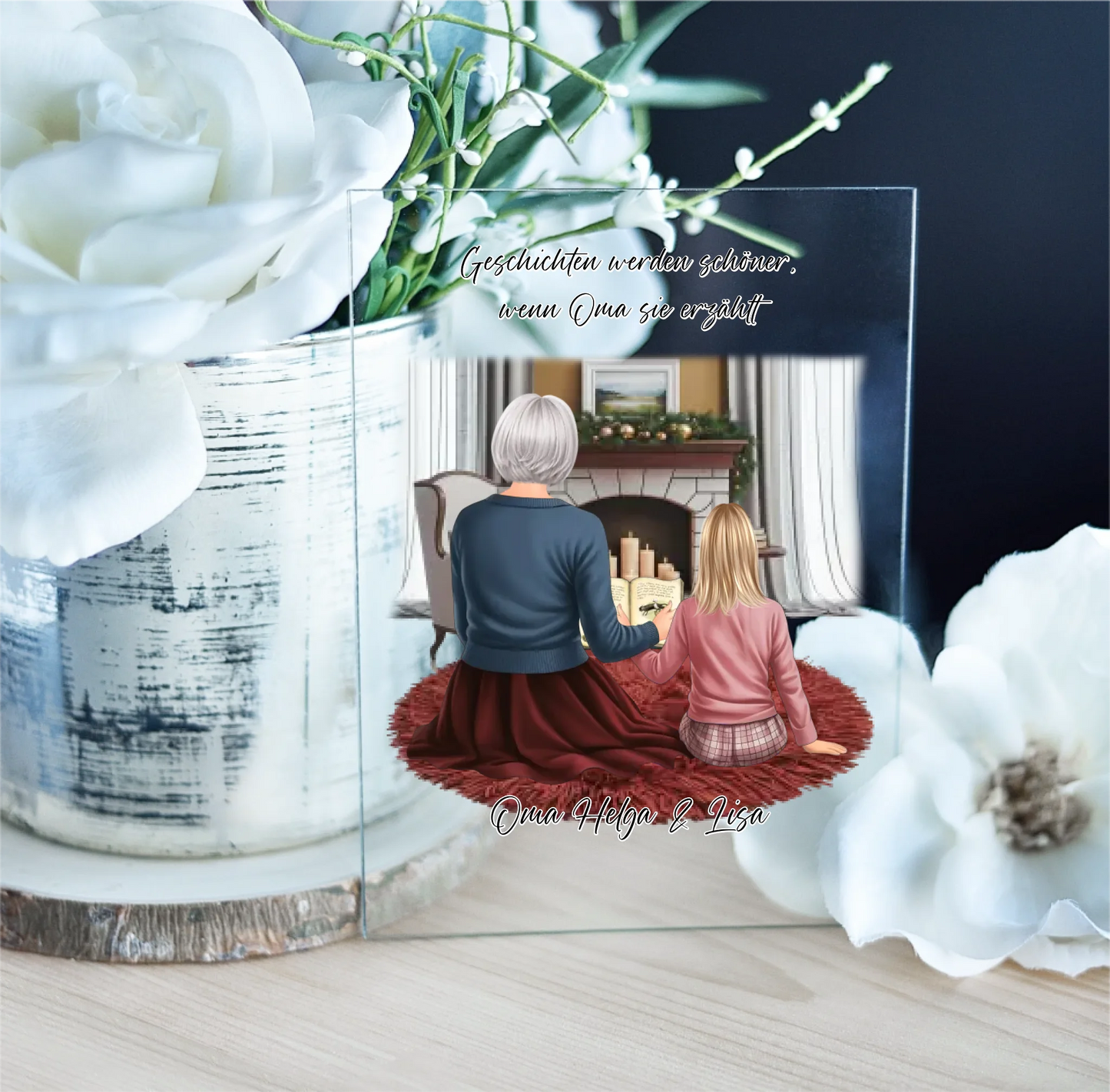 Oma & Kind Acrylschild