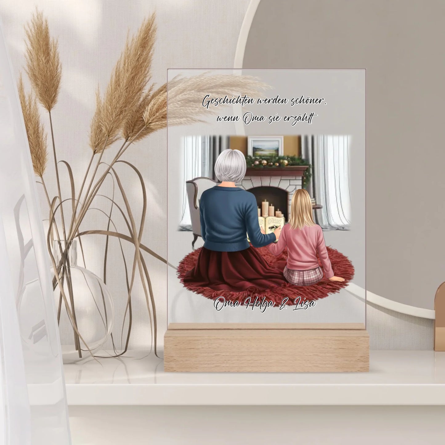 Oma & Kind Acrylschild