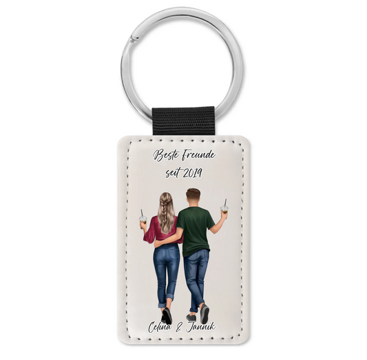 Beste Freunde Schlüsselanhänger