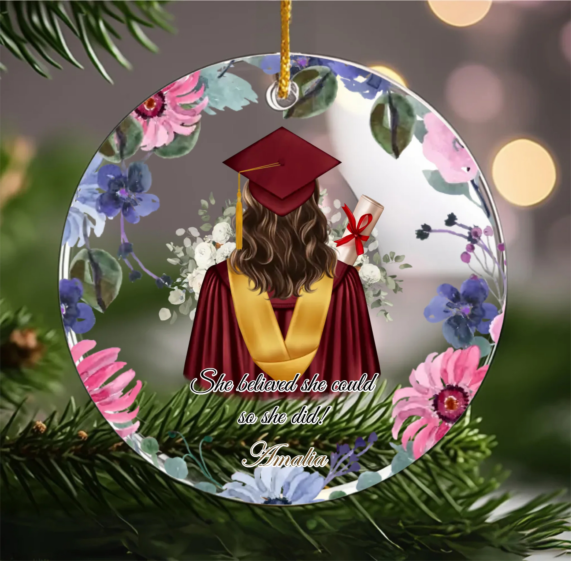 Mockup Ornament Acrylic No-15