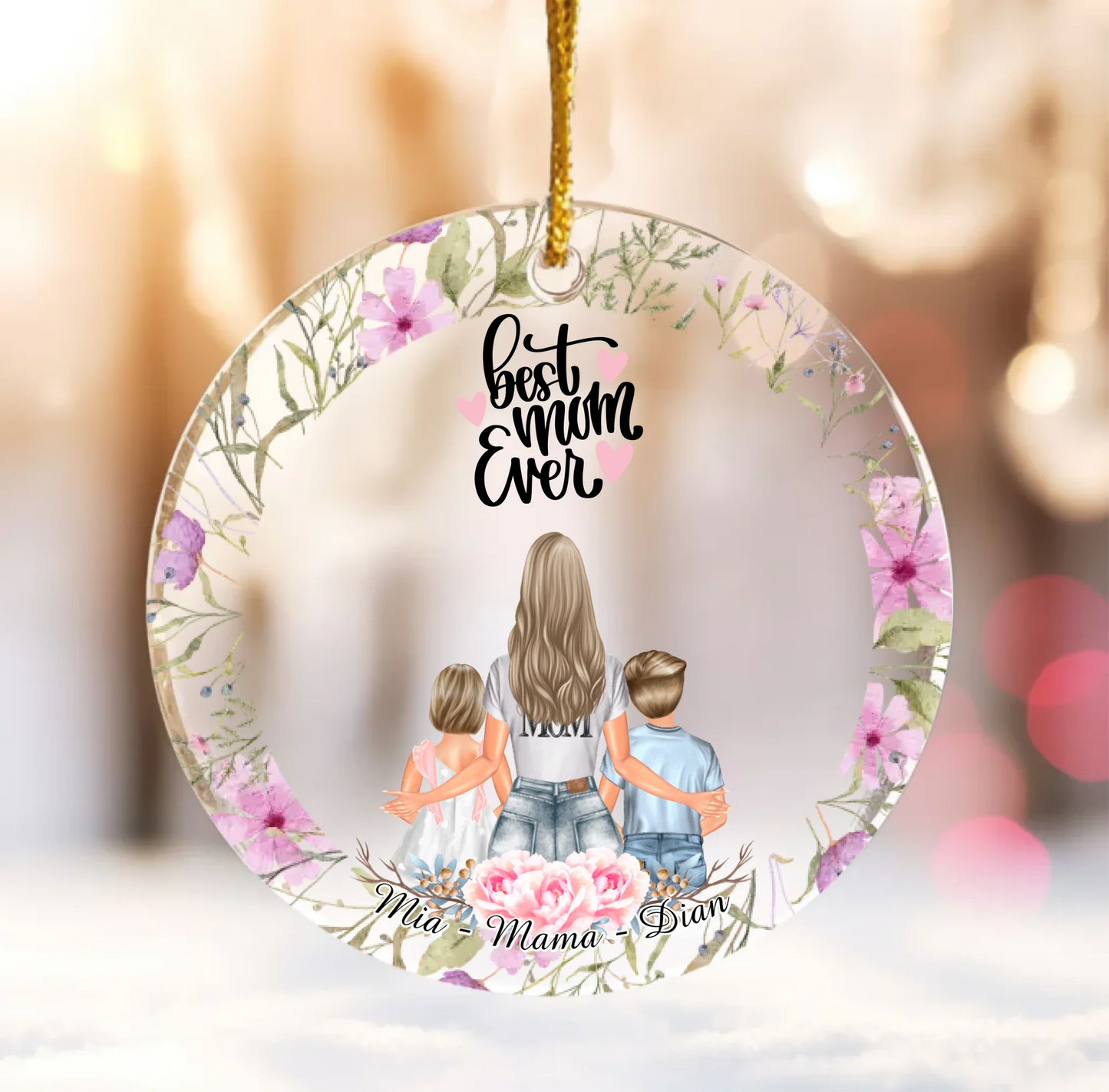 Mockup Ornament Acrylic No-16