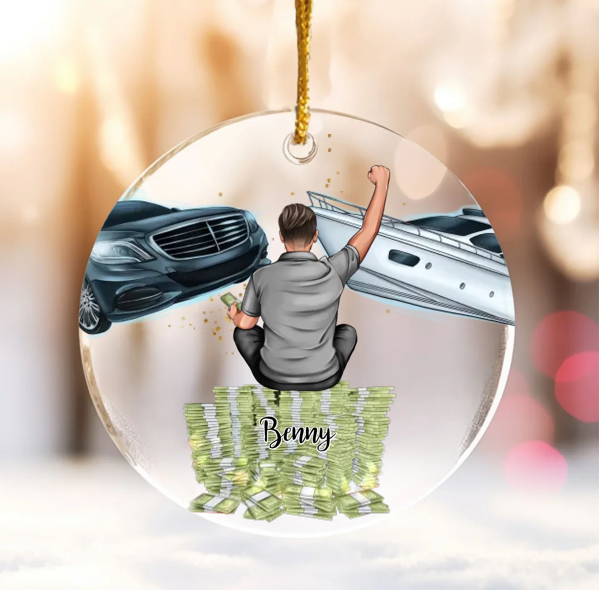 Mockup Ornament Acrylic No-16