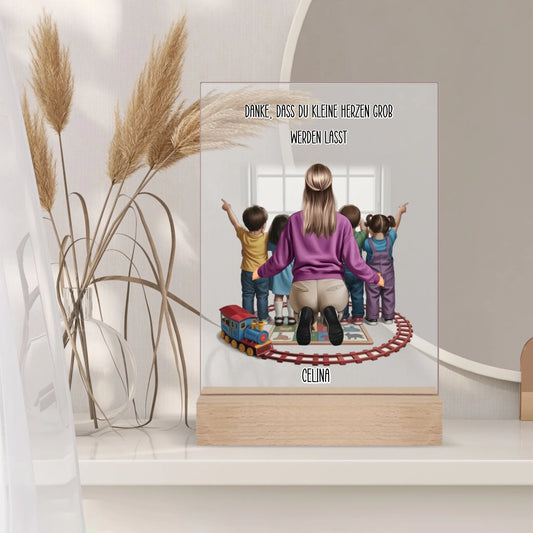 Erzieher (Frau/Mann) Acrylschild