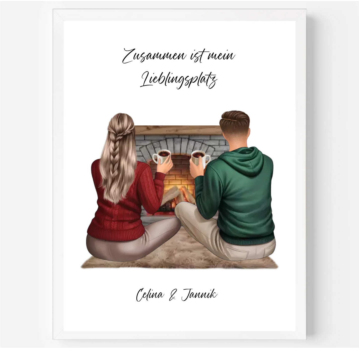 Gemütliches Pärchen Poster