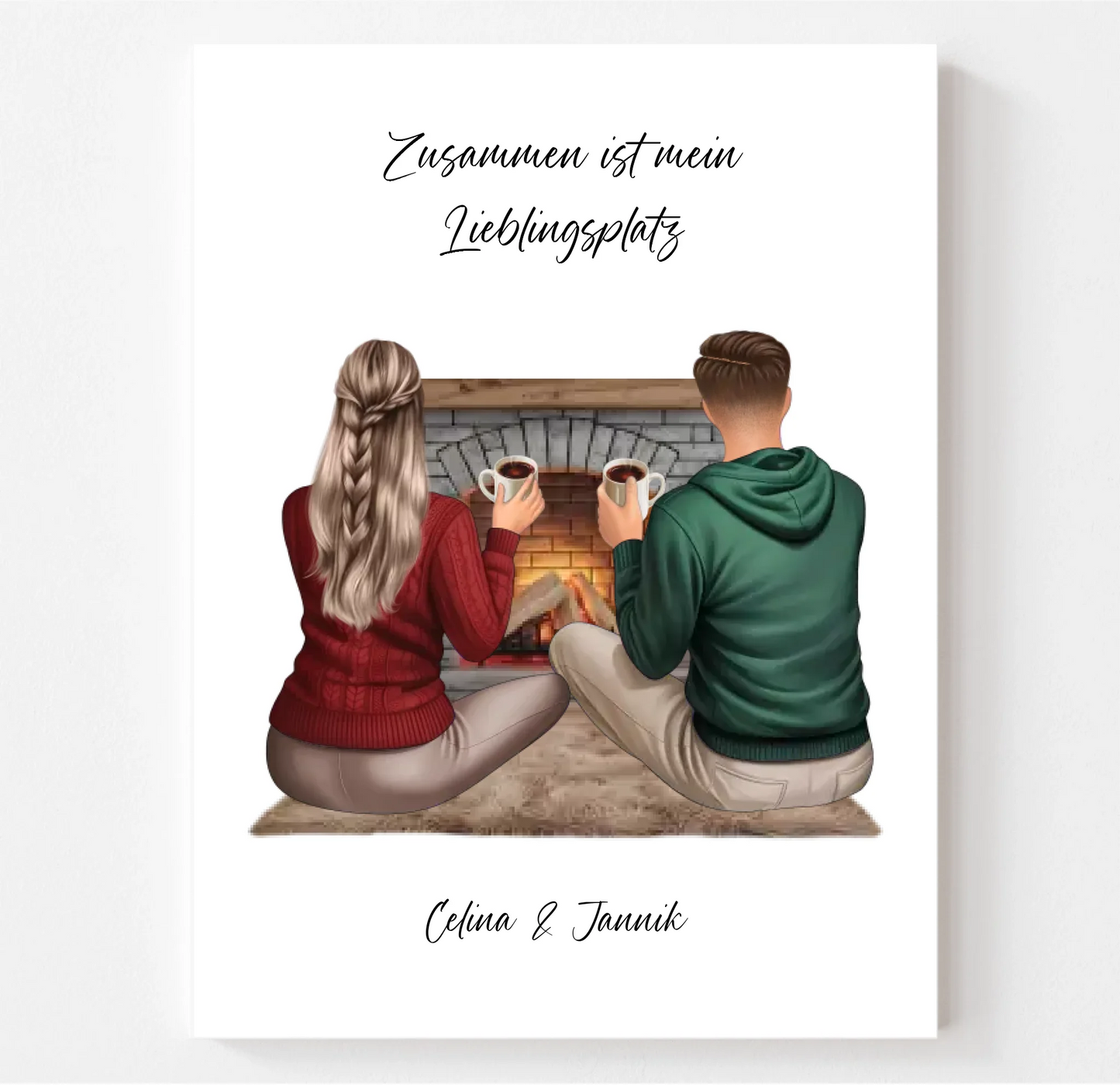 Gemütliches Pärchen Poster