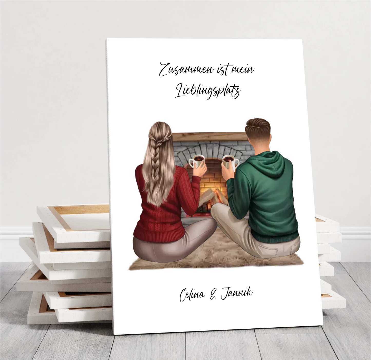 Gemütliches Pärchen Poster