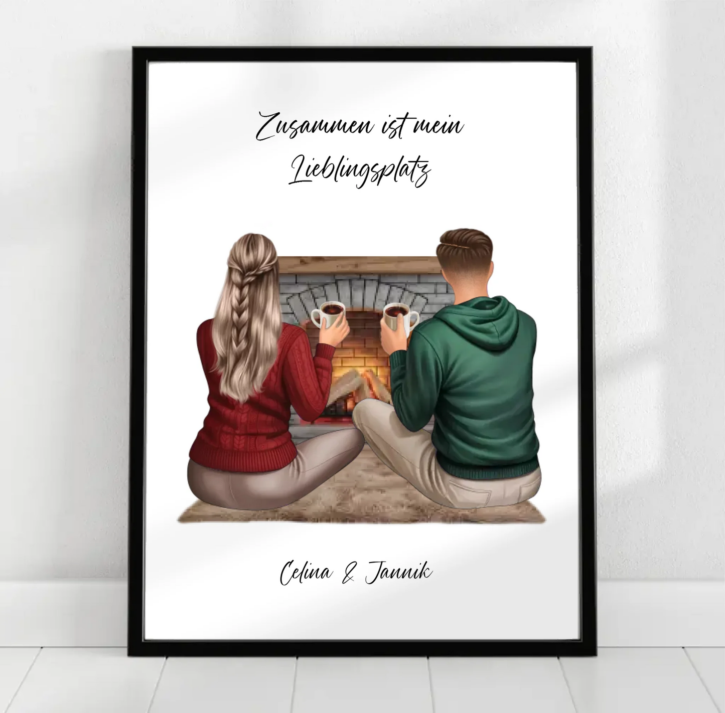 Gemütliches Pärchen Poster