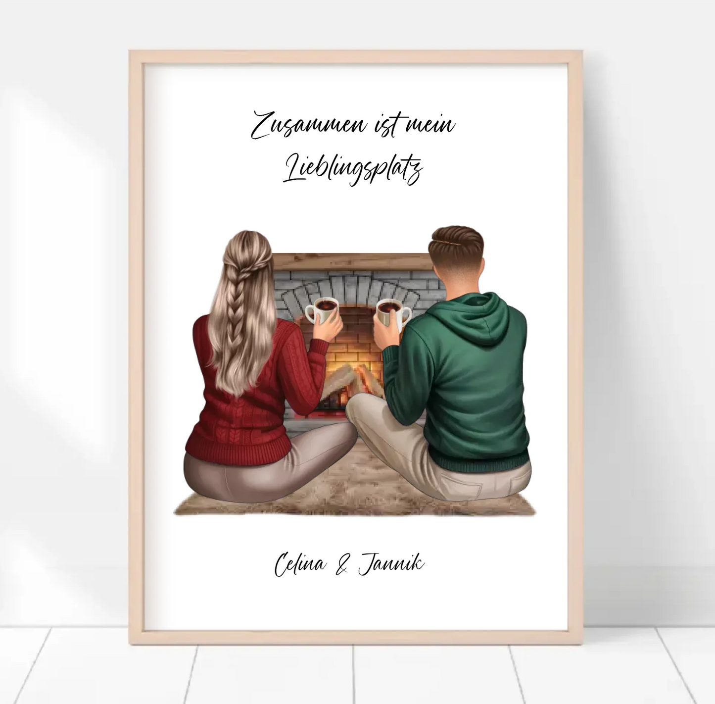 Gemütliches Pärchen Poster