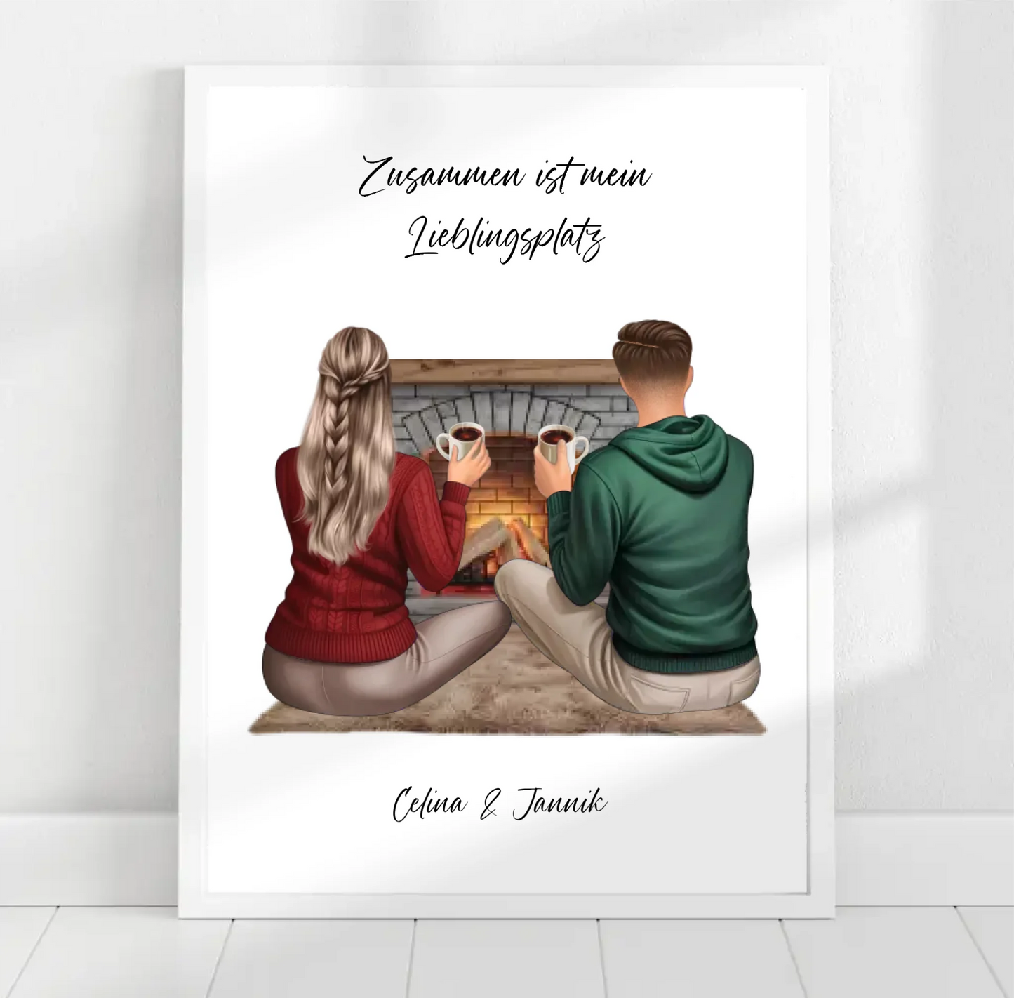 Gemütliches Pärchen Poster