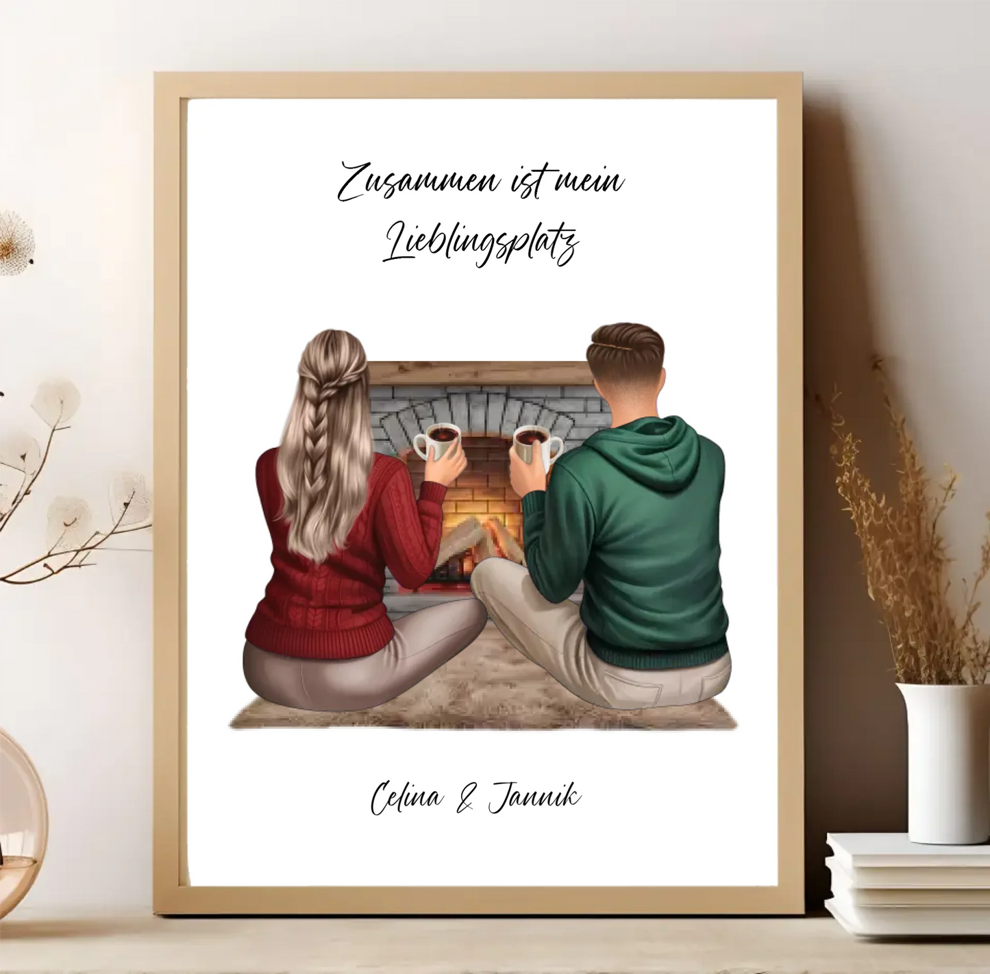 Gemütliches Pärchen Poster