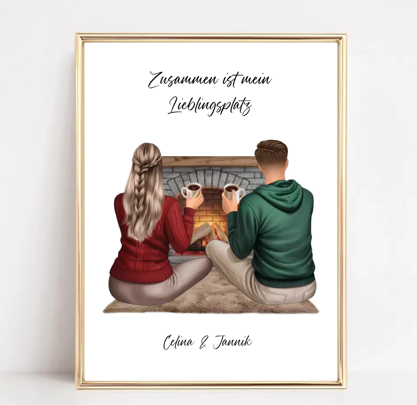 Gemütliches Pärchen Poster