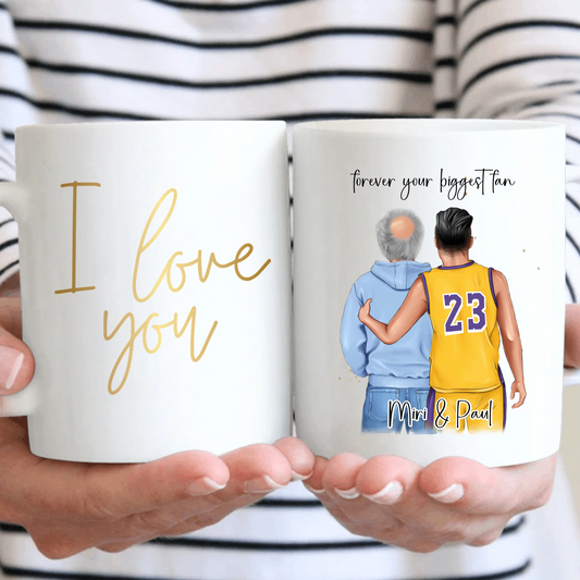 Papa & Basketballer Tasse