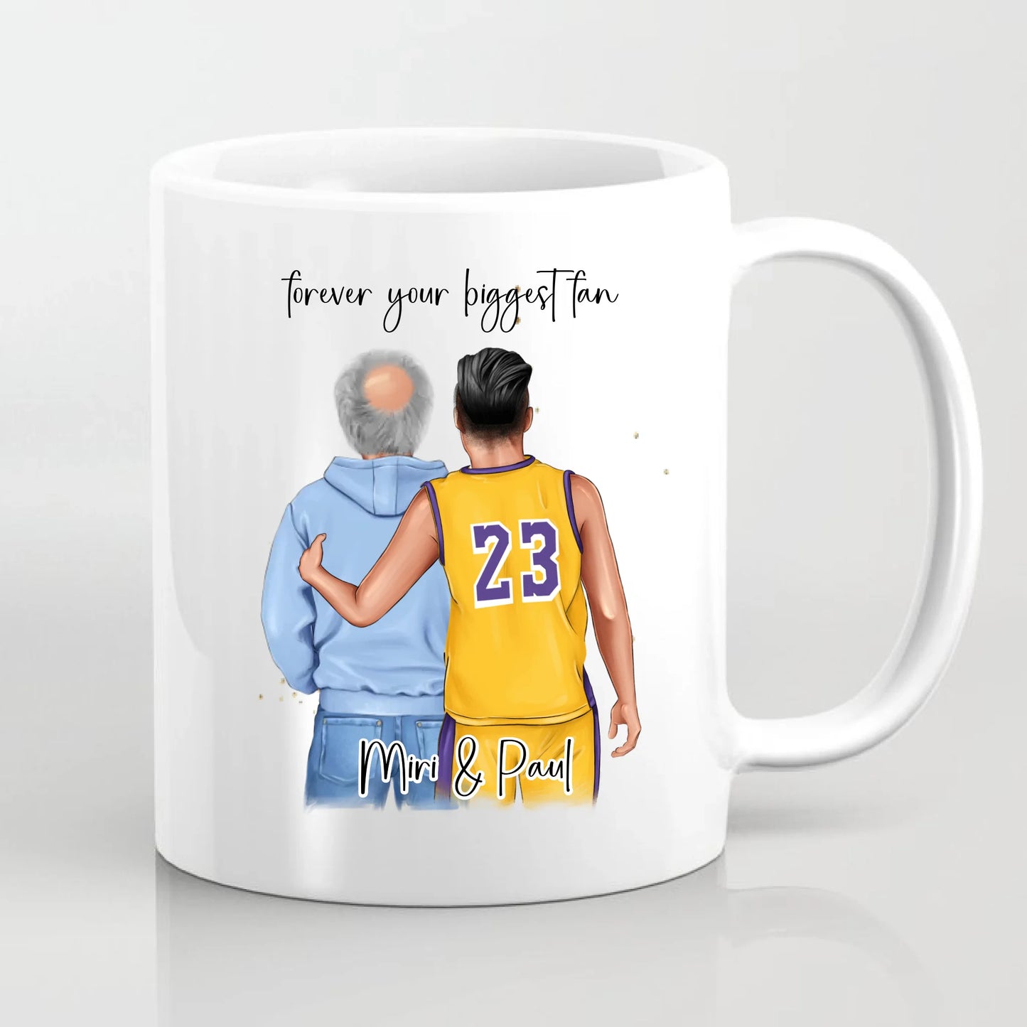 Papa & Basketballer Tasse