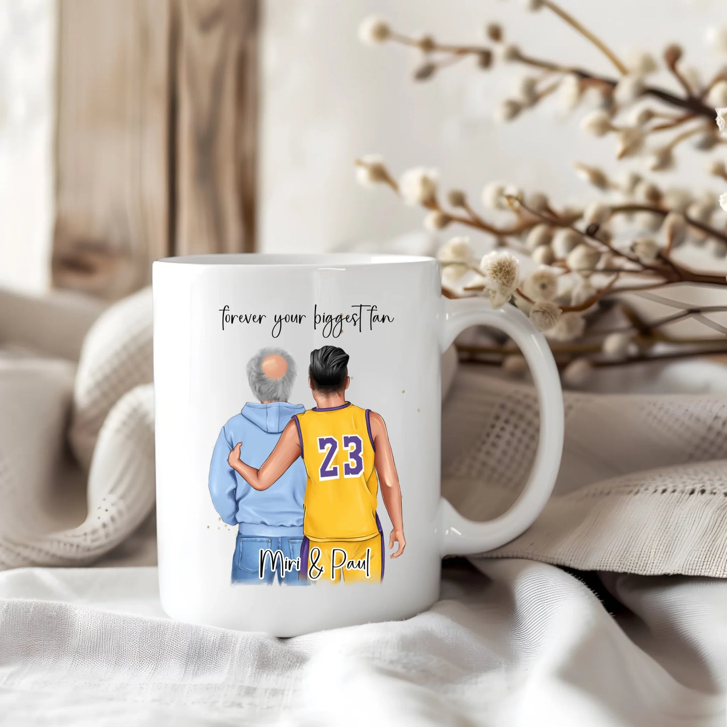 Papa & Basketballer Tasse