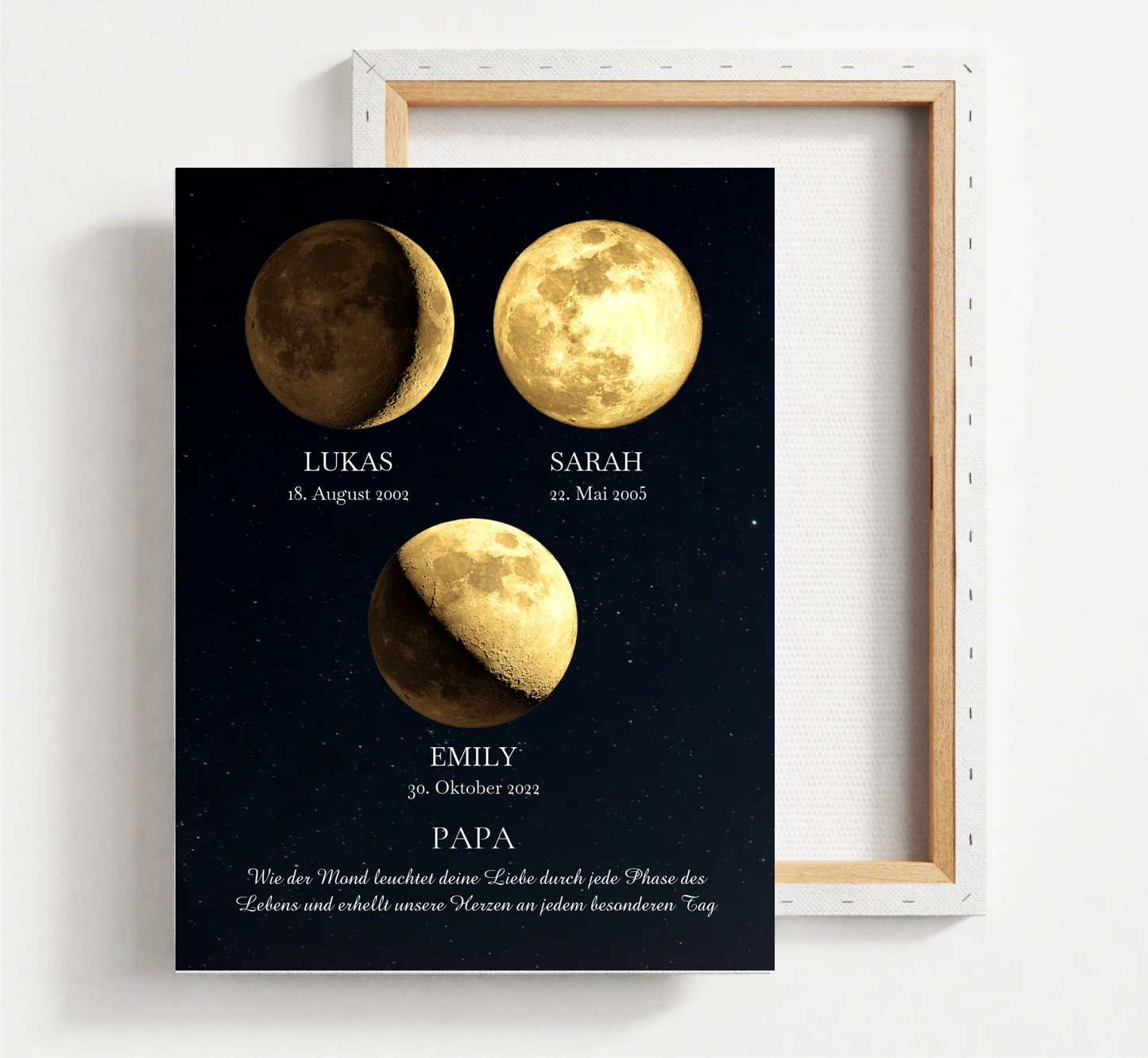 Mondphase PAPA - Gold