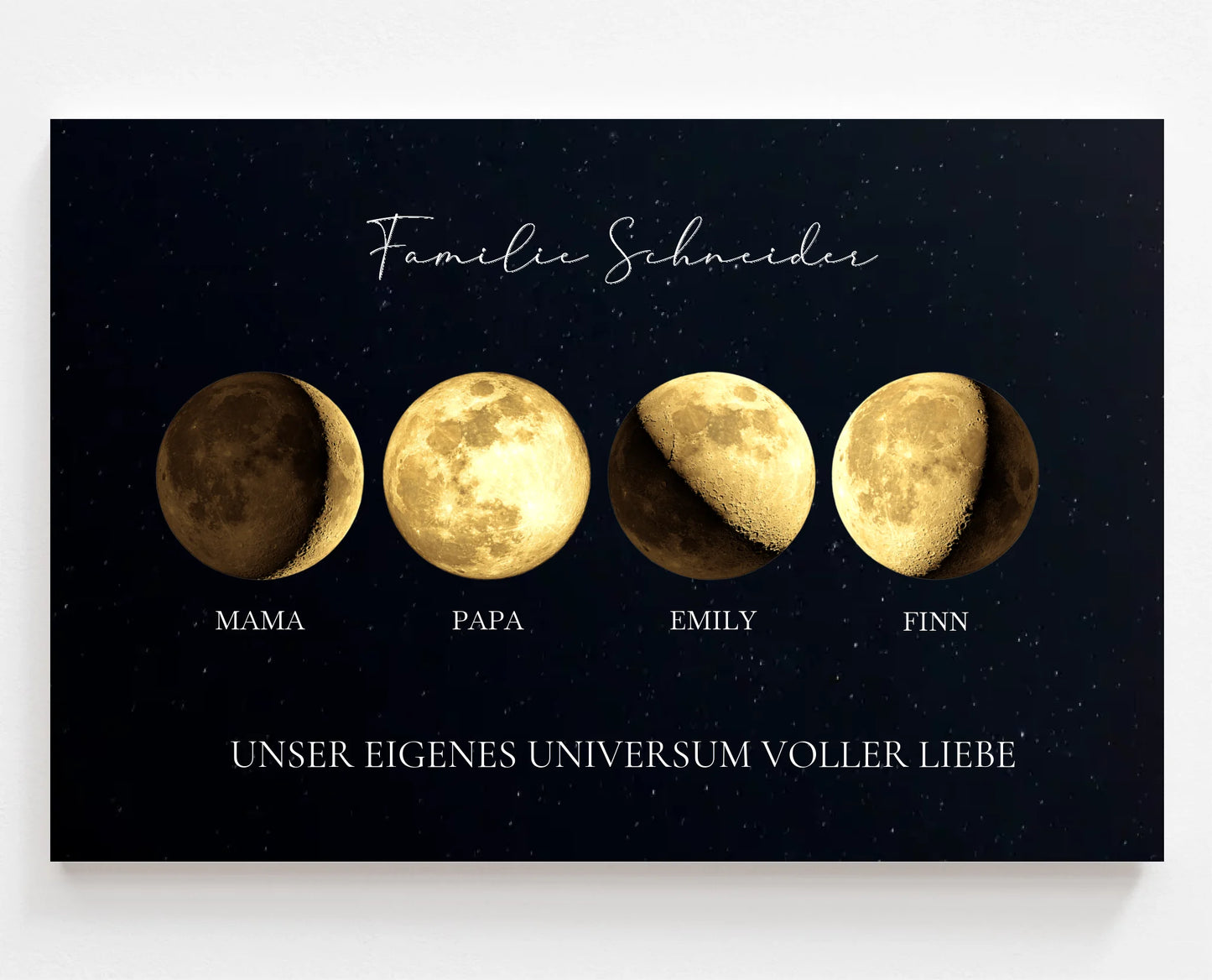Mondphase Familie 2-6 Personen - Gold