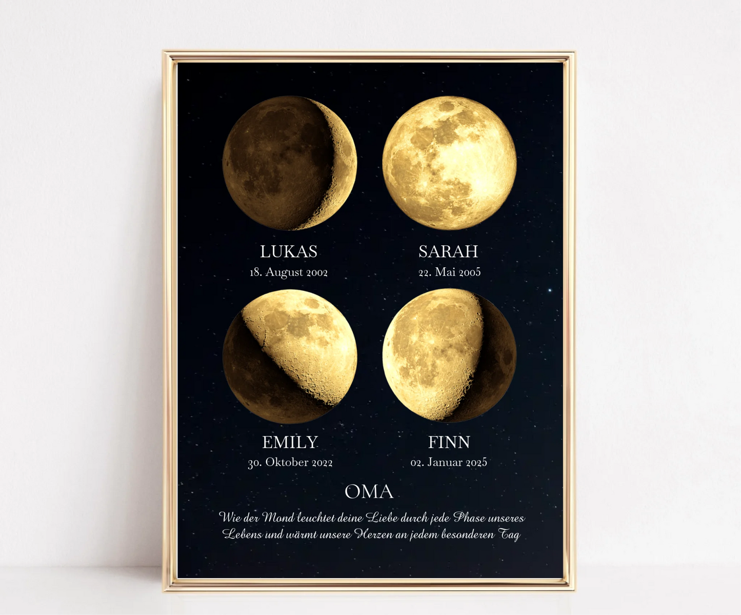 Mondphase OMA - Gold