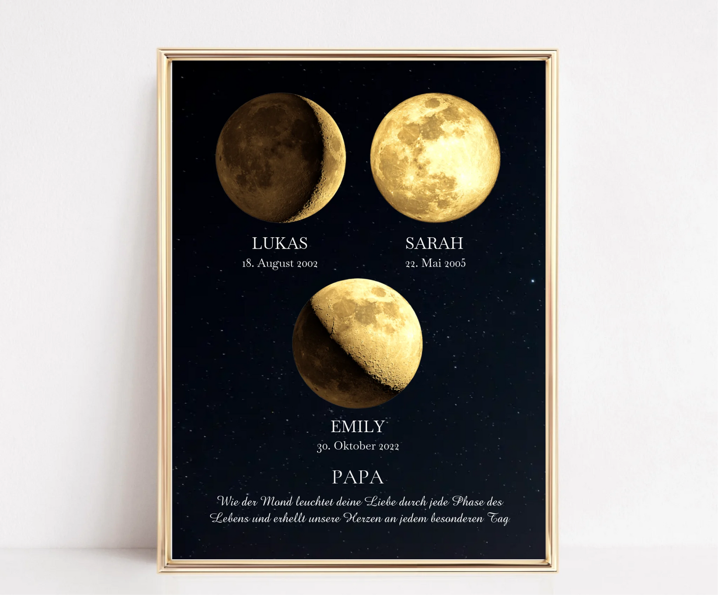 Mondphase PAPA - Gold