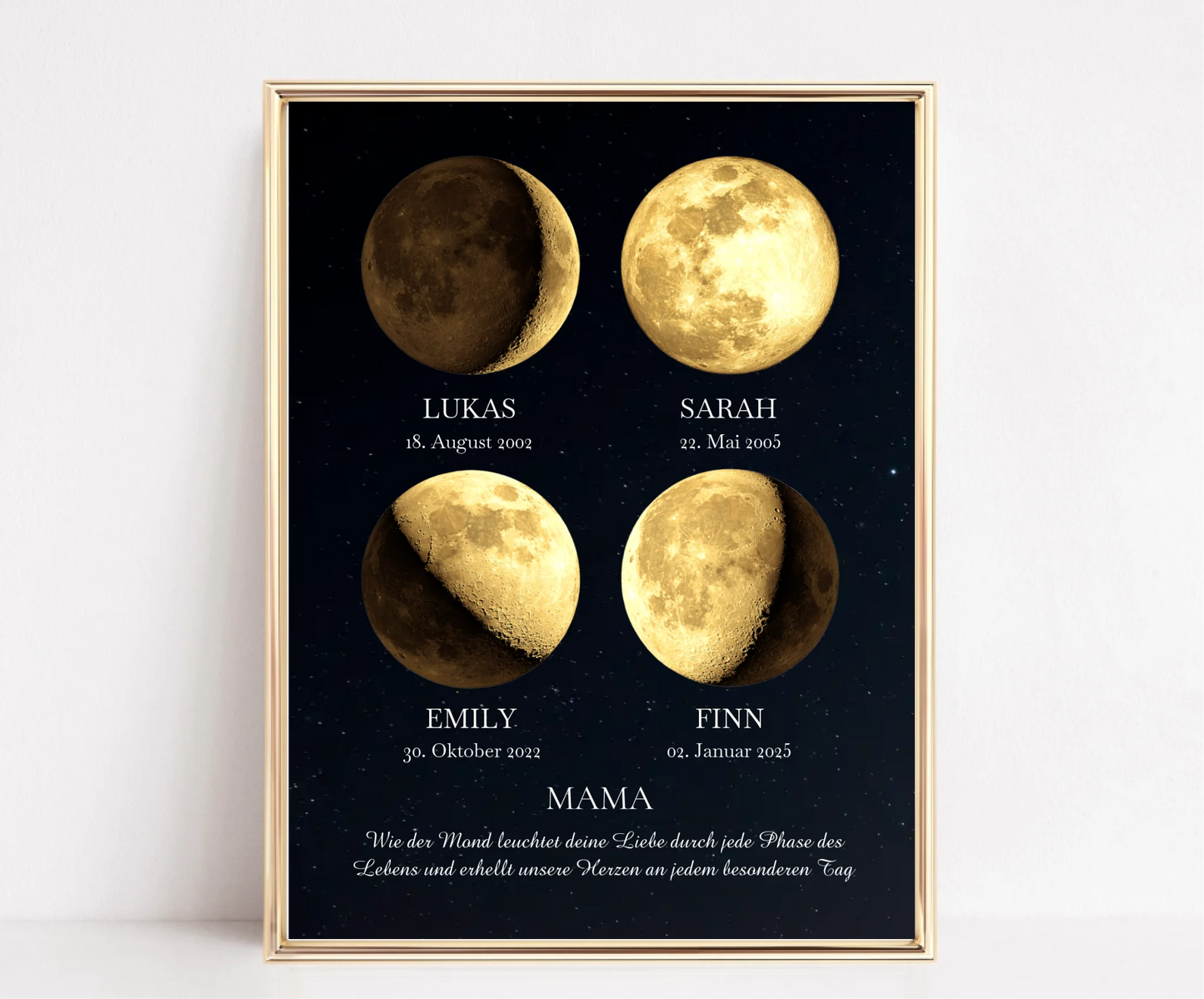 Mondphase MAMA - Gold