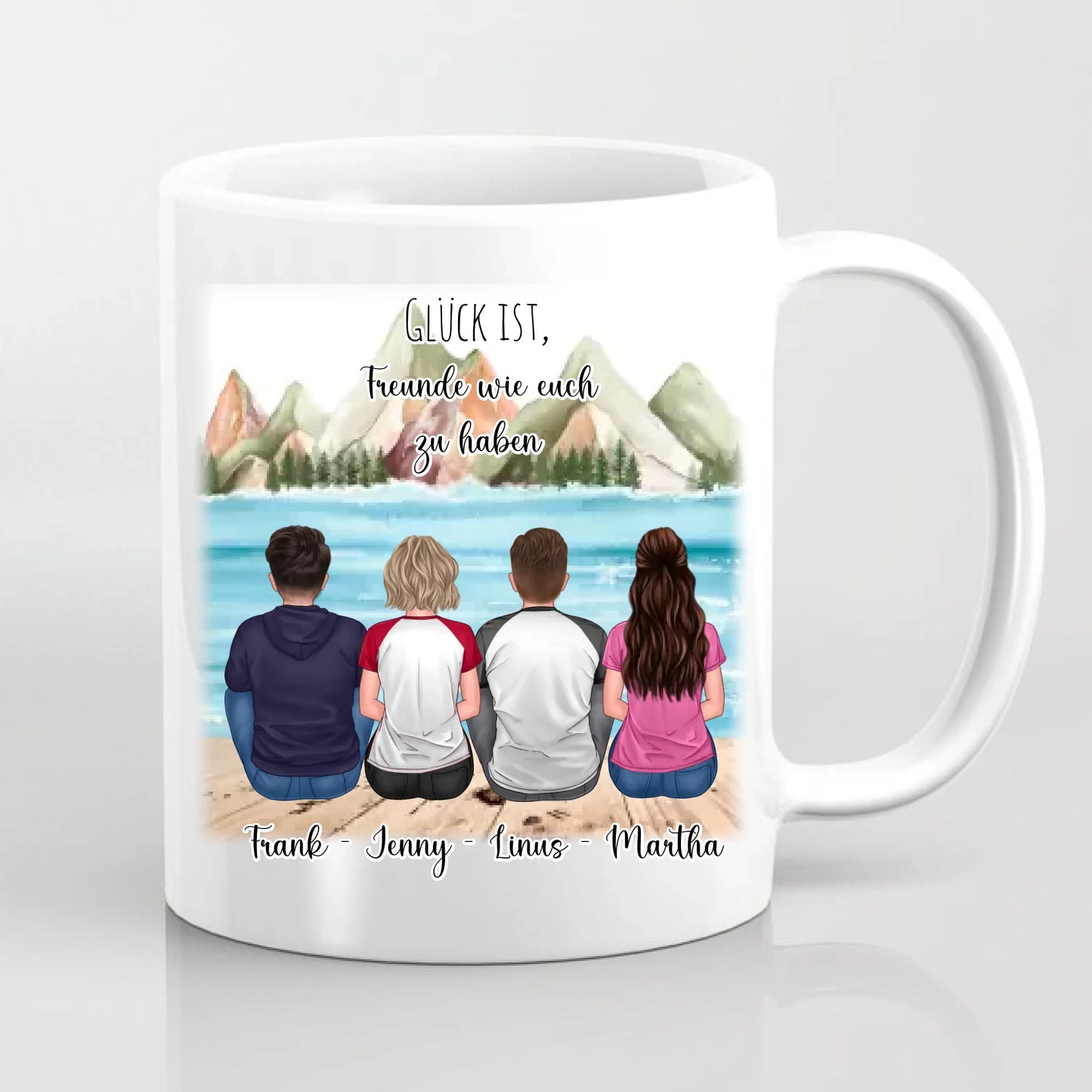 3-4 Freunde Tasse / Thermobecher