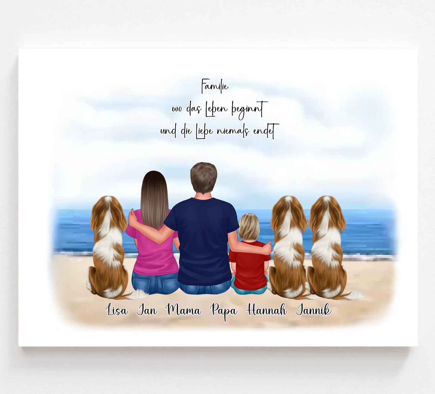 Familien Poster quer