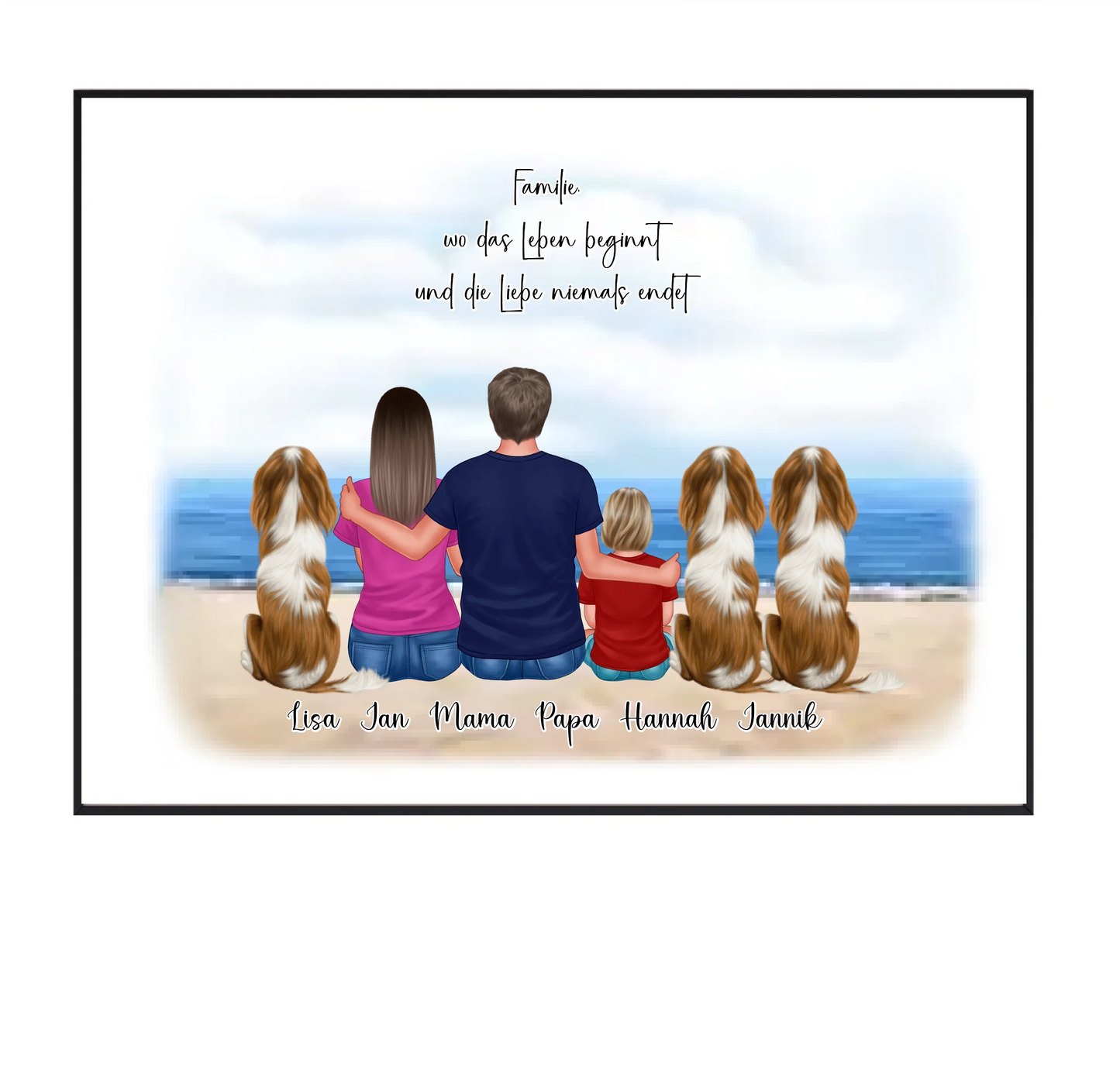 Familien Poster quer