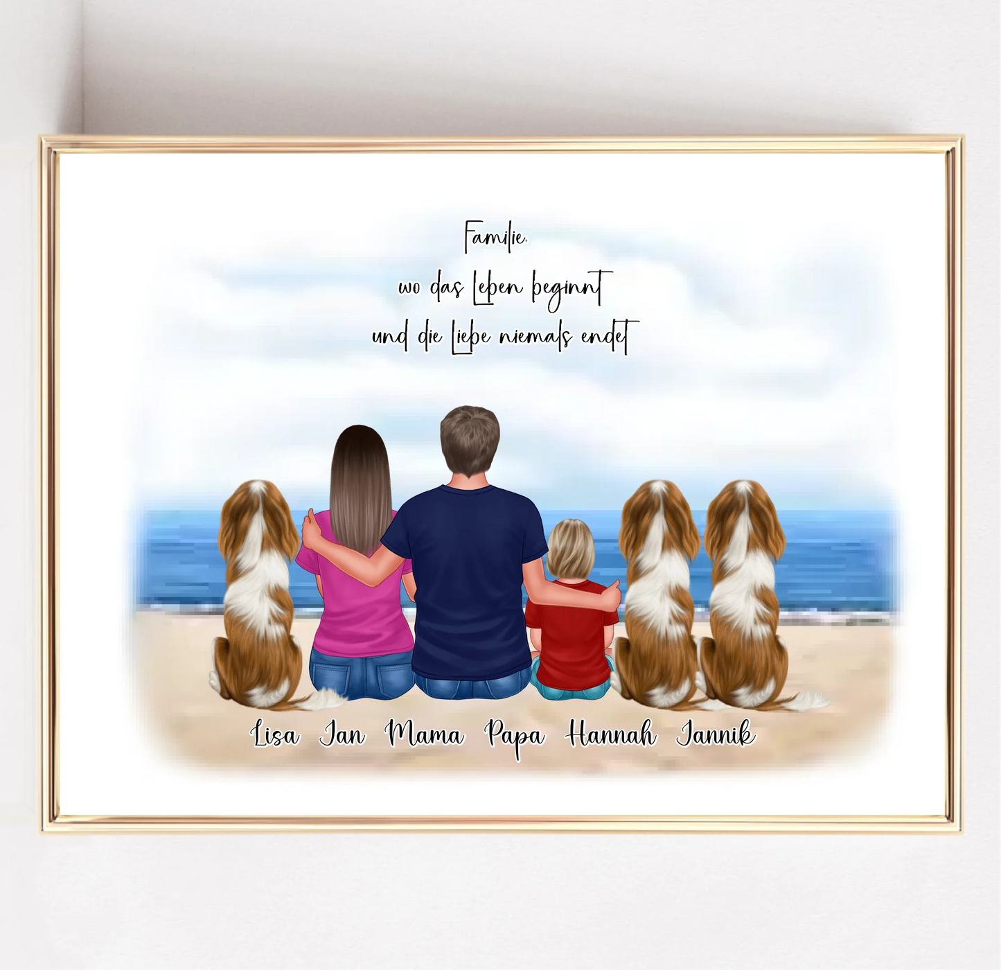 Familien Poster quer