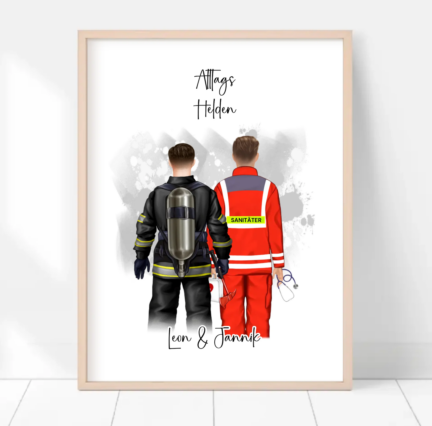 Feuerwehr & Sanitäter/THW/... Poster