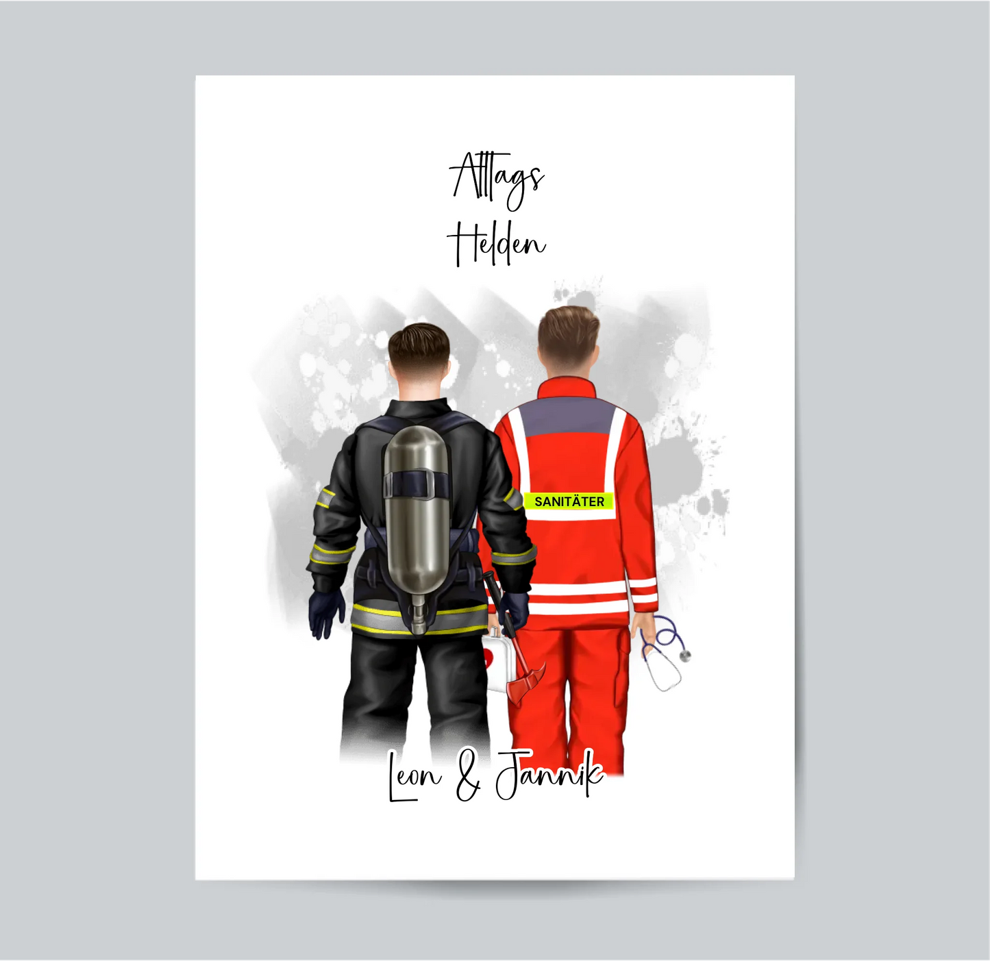 Feuerwehr & Sanitäter/THW/... Poster