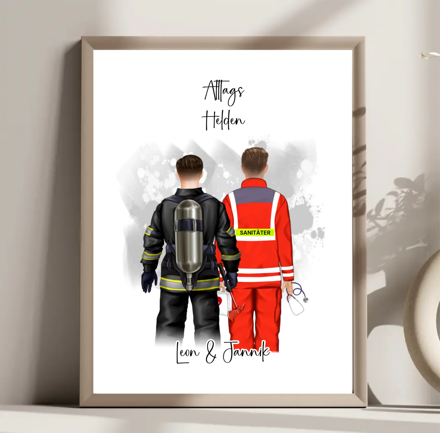 Feuerwehr & Sanitäter/THW/... Poster