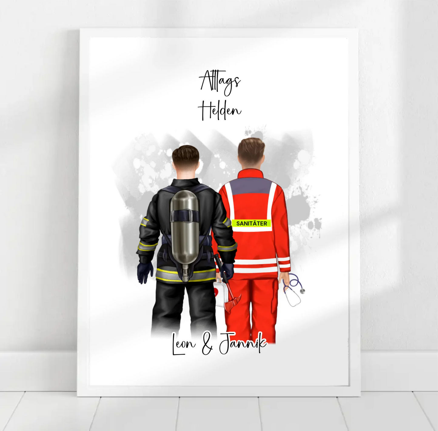 Feuerwehr & Sanitäter/THW/... Poster