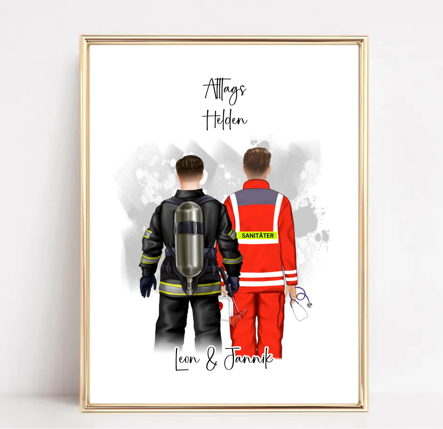 Feuerwehr & Sanitäter/THW/... Poster