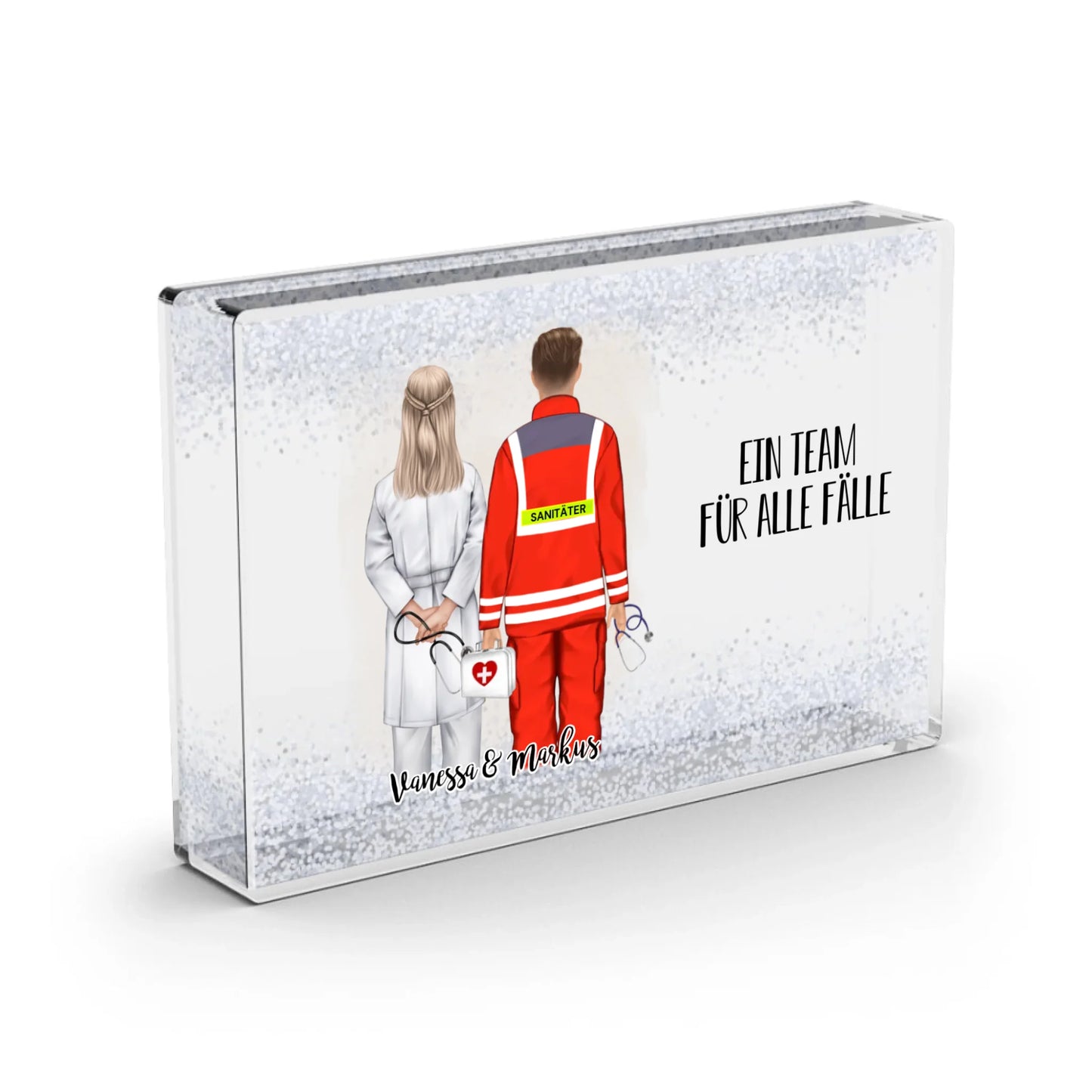 Arzt & Sanitäter Schneekugel Schnee