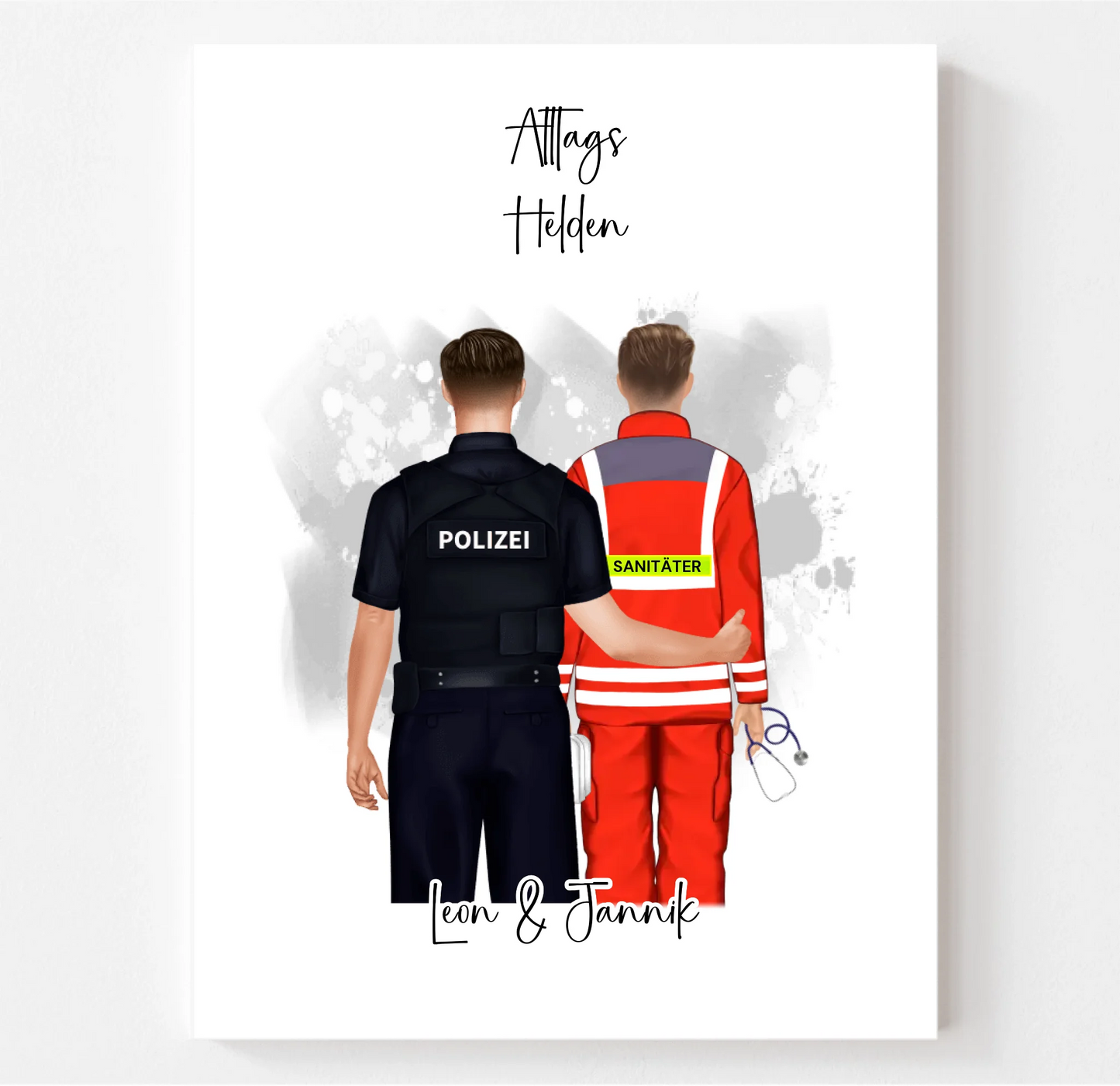 Polizei & Sanitäter/THW/...Poster