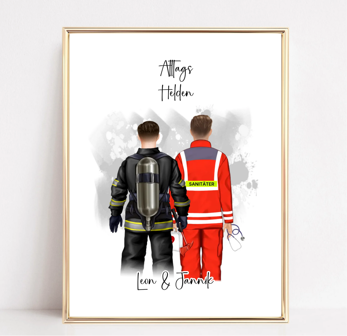 Feuerwehr & Sanitäter/THW/... Poster