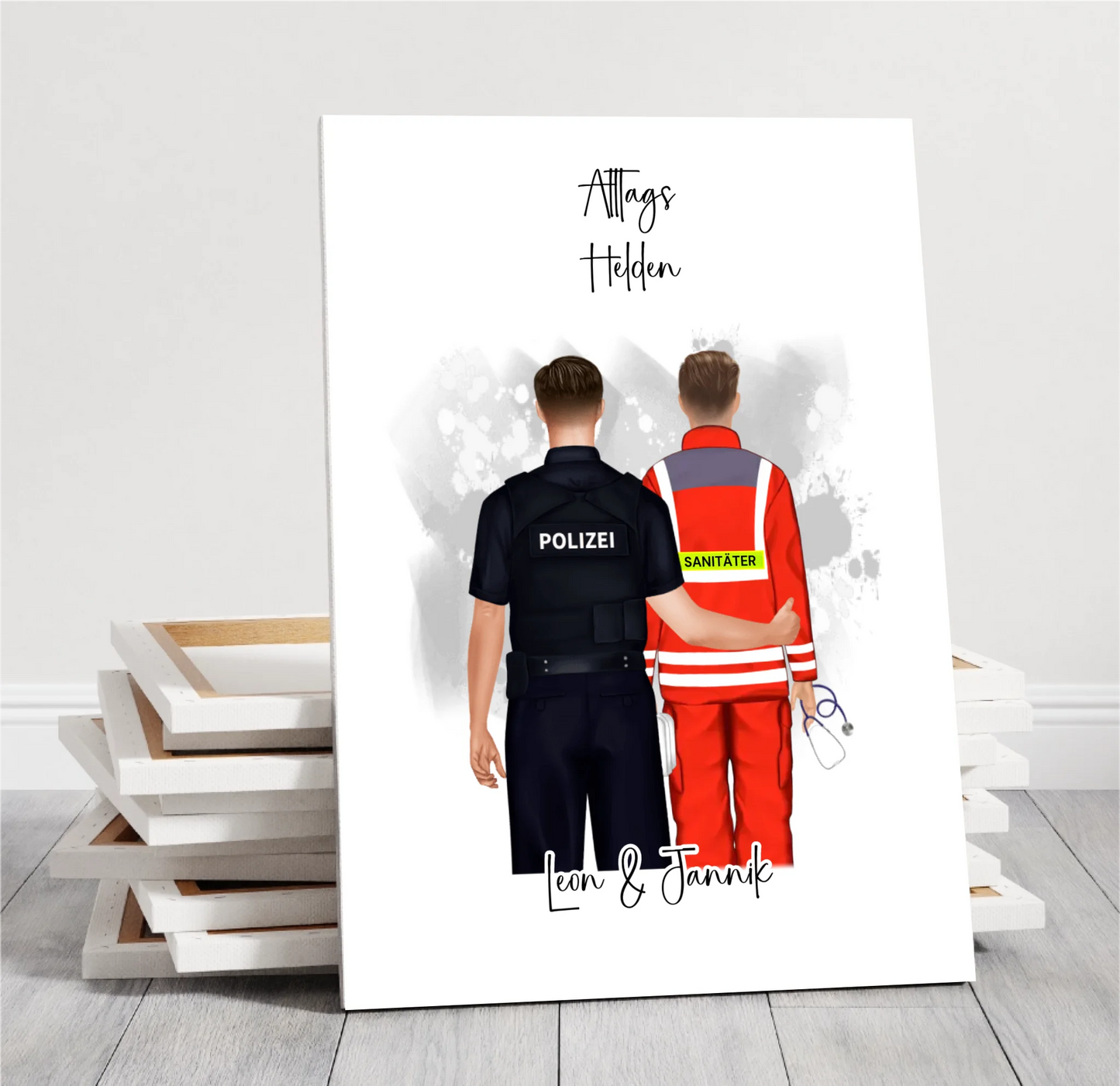 Polizei & Sanitäter/THW/...Poster