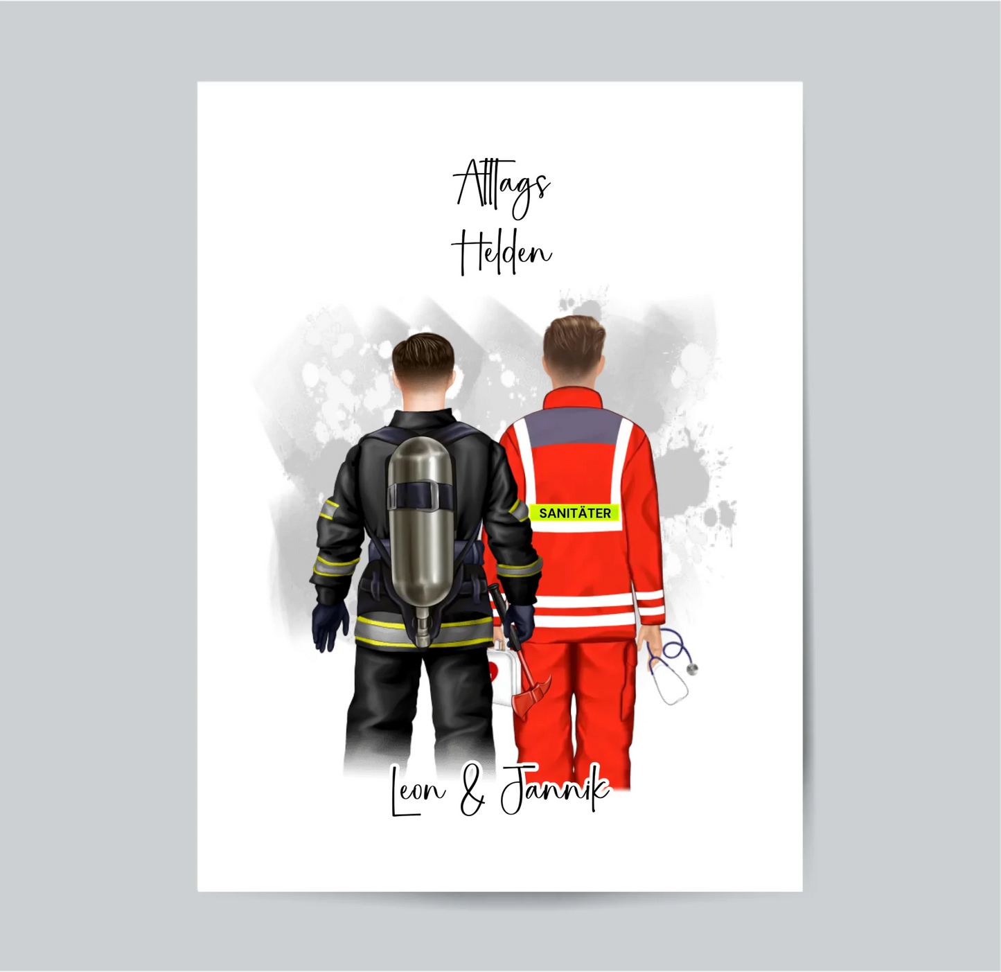 Feuerwehr & Sanitäter/THW/... Poster