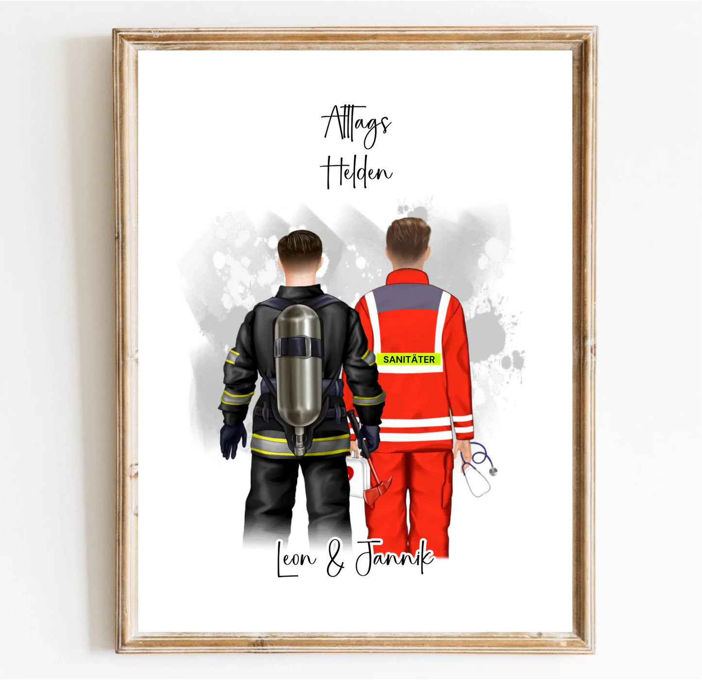 Feuerwehr & Sanitäter/THW/... Poster