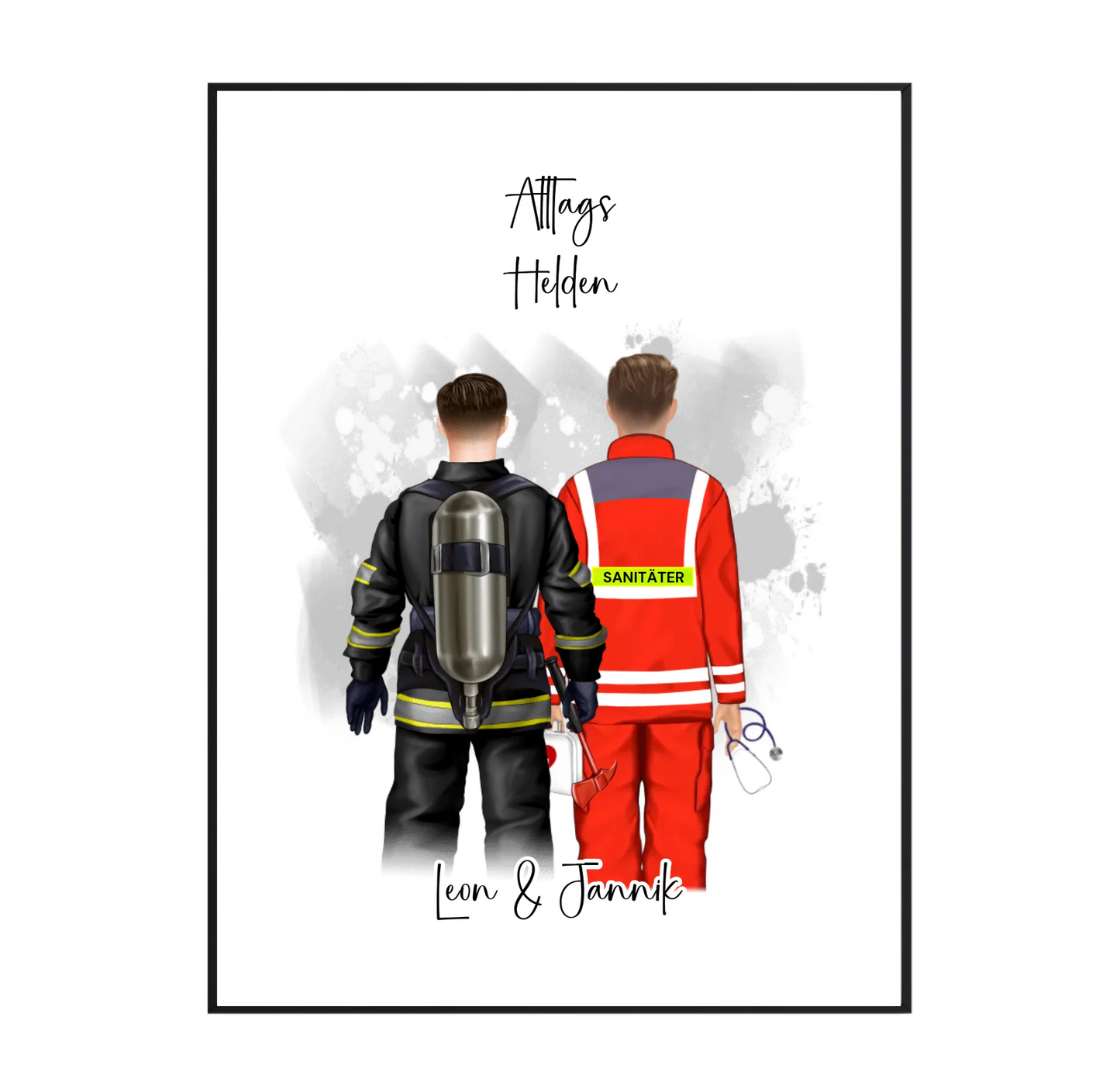 Feuerwehr & Sanitäter/THW/... Poster