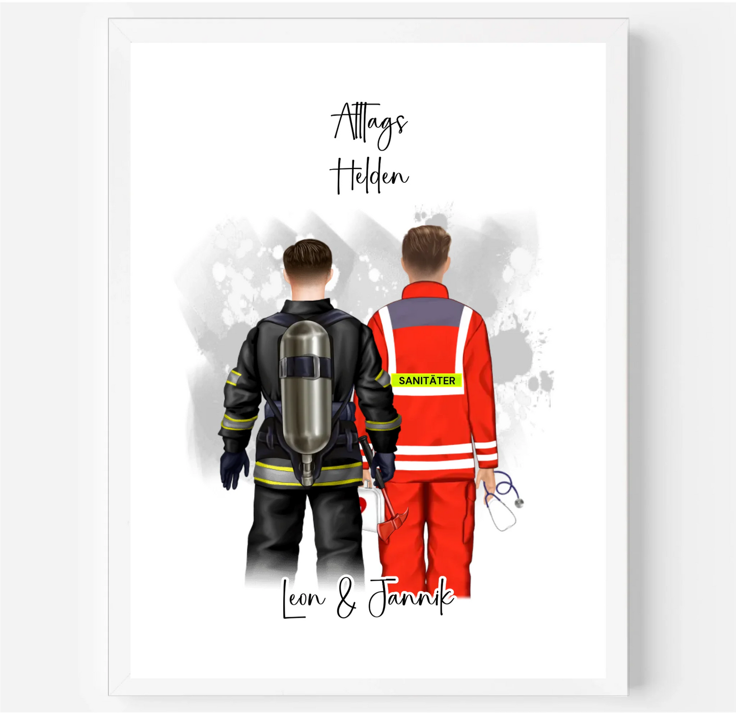 Feuerwehr & Sanitäter/THW/... Poster