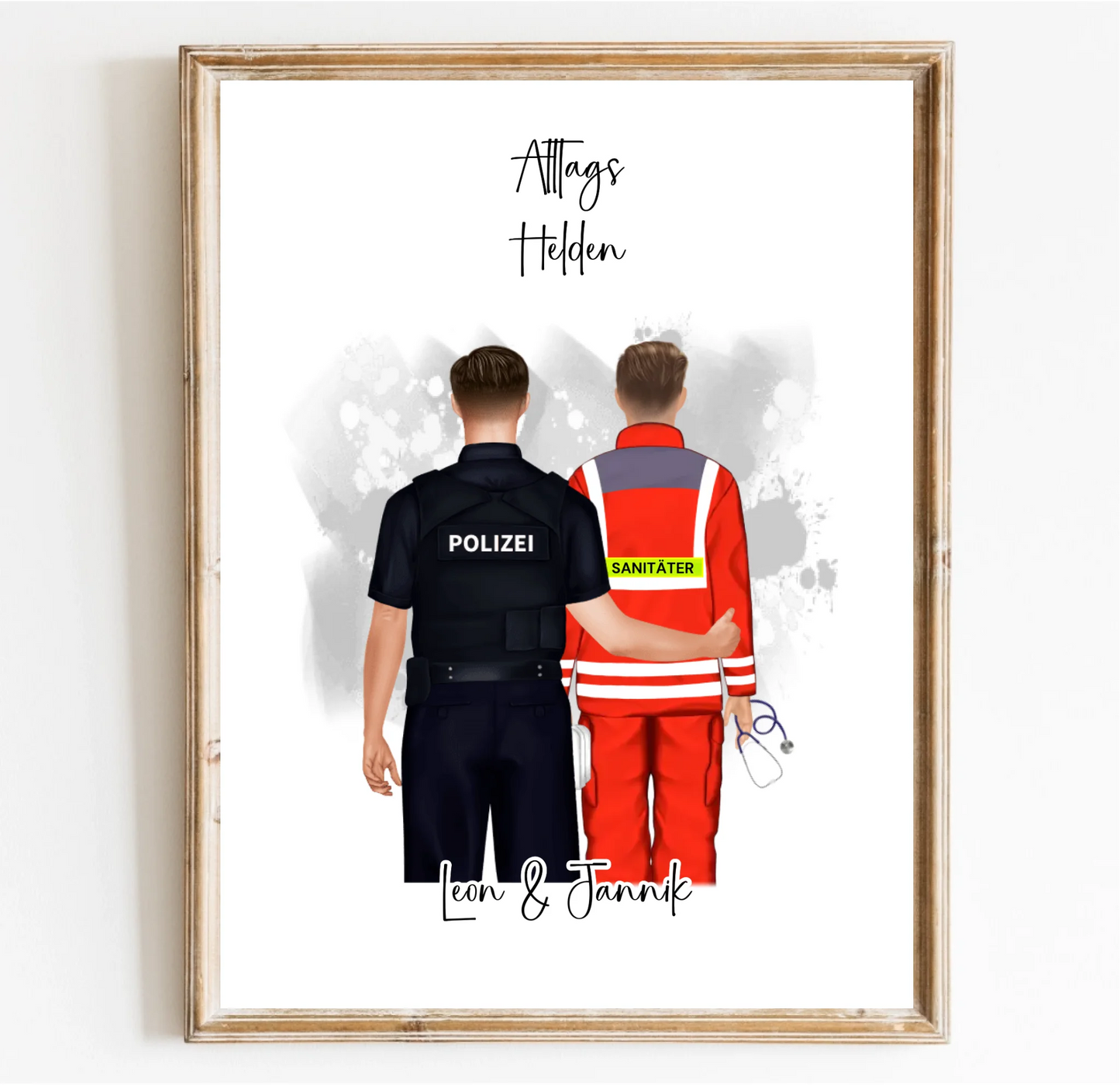 Polizei & Sanitäter/THW/...Poster