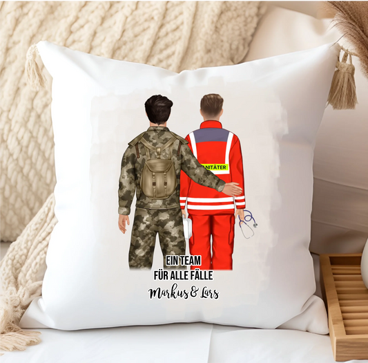Soldat/in & Sanitäter Kissen