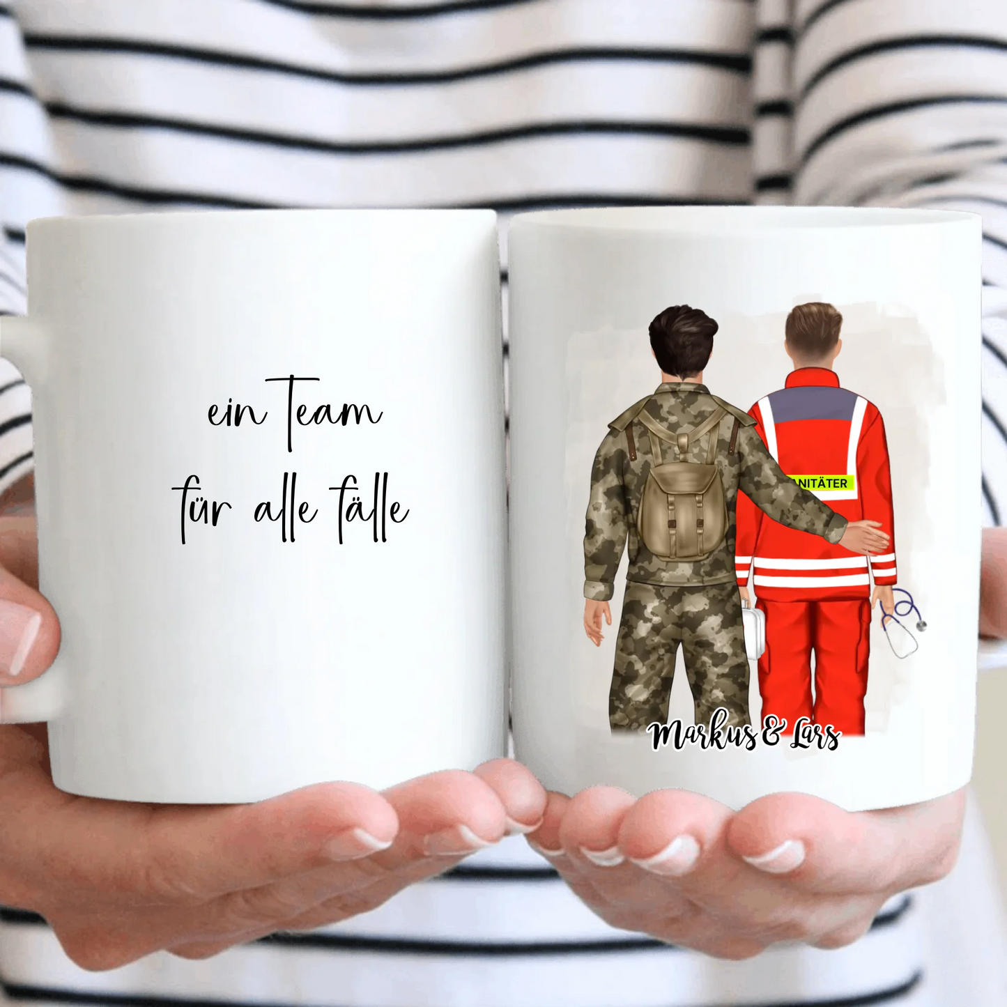 Soldat/in & Sanitäter Tasse / Thermobecher