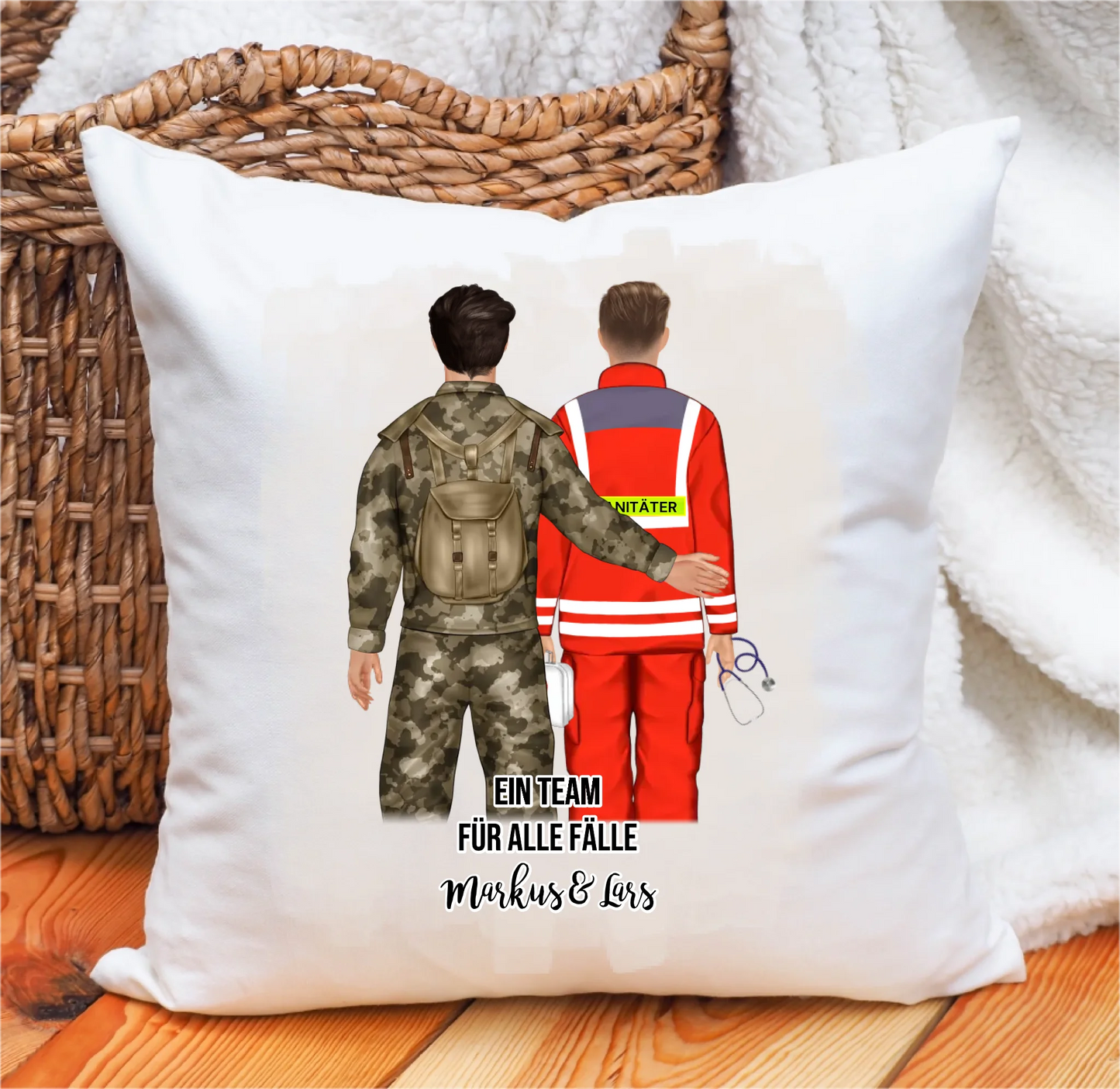 Soldat/in & Sanitäter Kissen