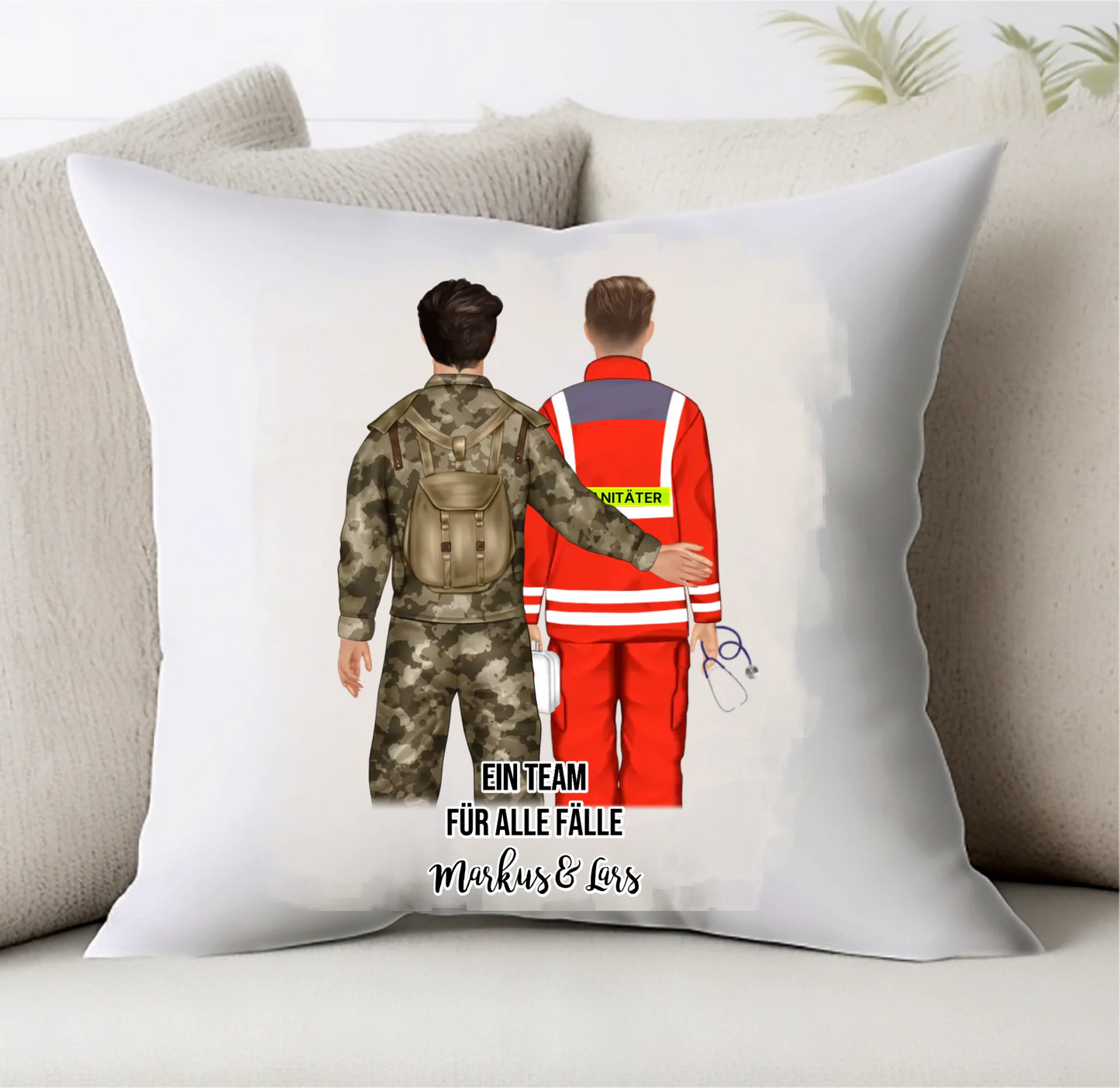 Soldat/in & Sanitäter Kissen